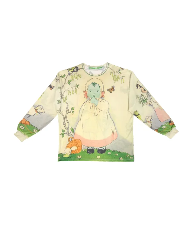 Woodland Oversized Jersey Top made by Chopova Lowena