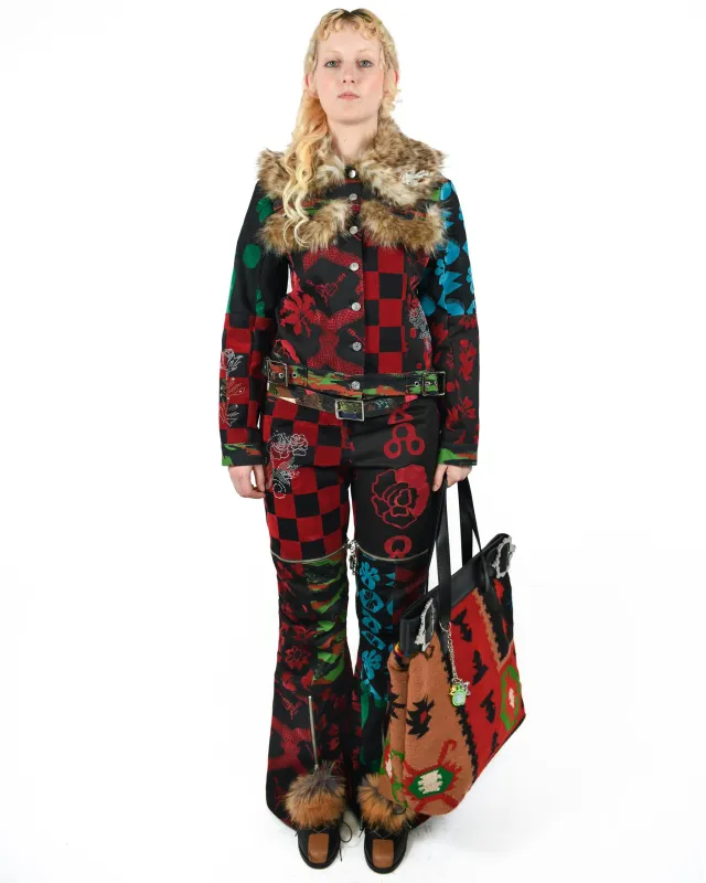 Patchwork Denim Jacket made by Chopova Lowena