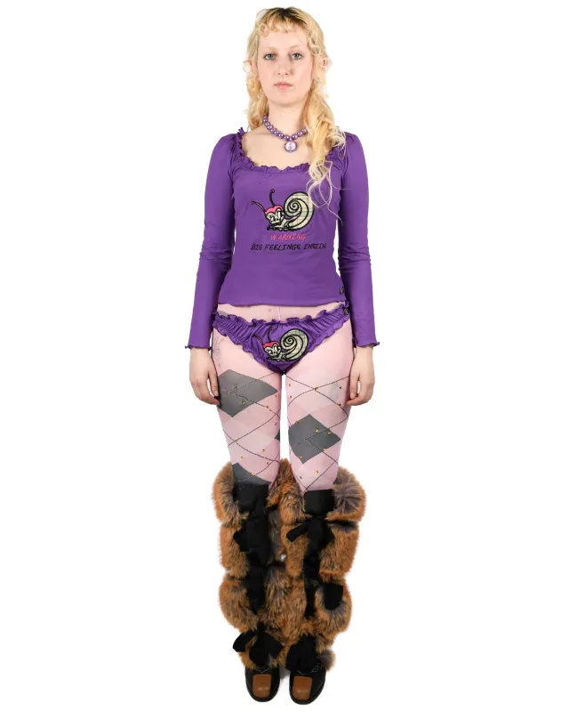 FEELINGS Fearful Long Sleeve Top made by Chopova Lowena