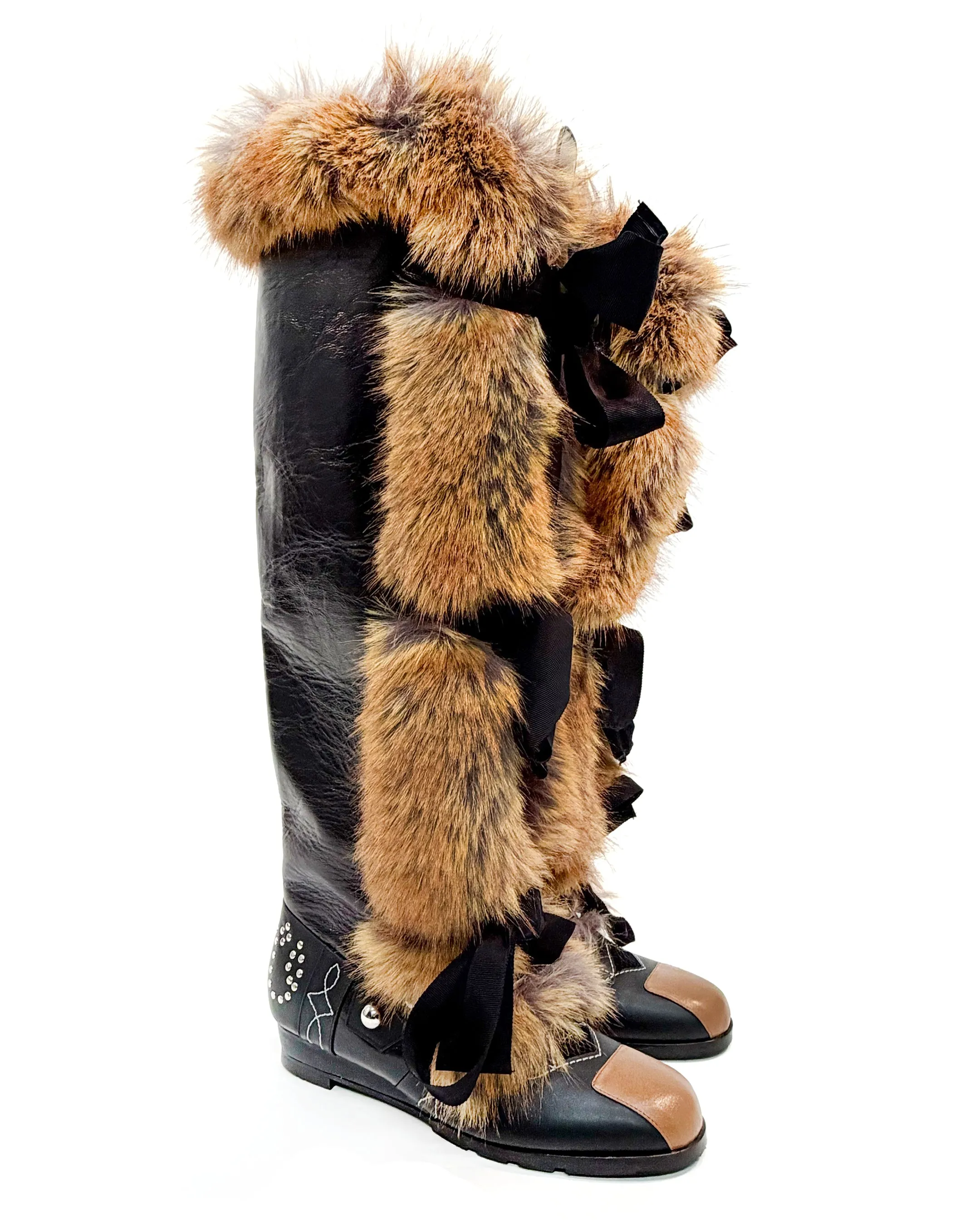 Fur Boots sold by Chopova Lowena