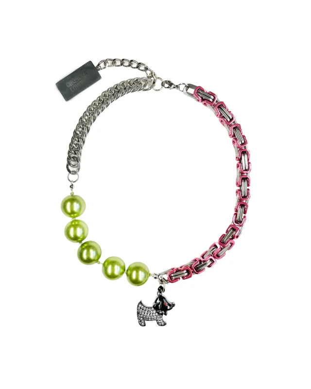 Patchwork Charm Necklace made by Chopova Lowena