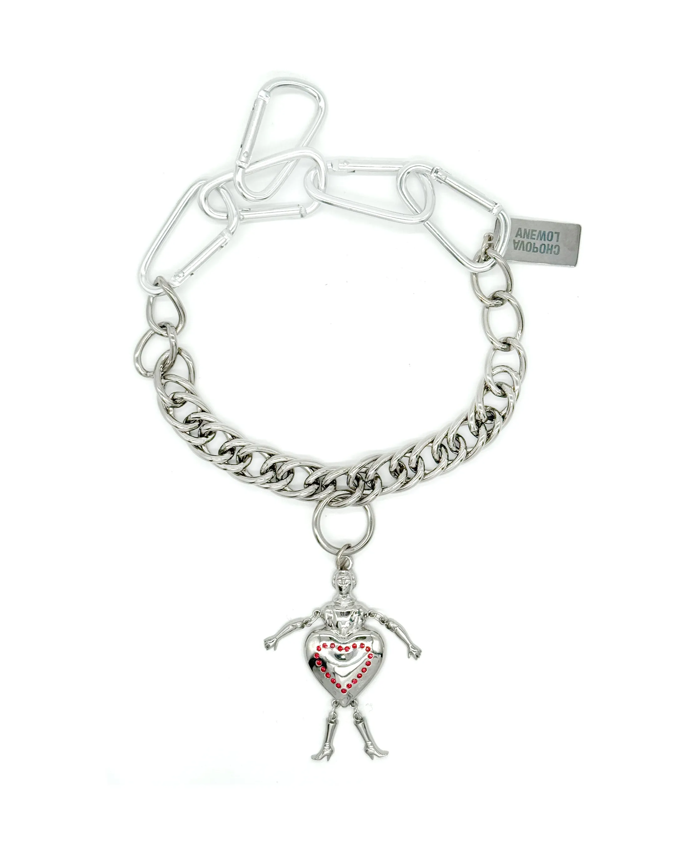 Dolly Carabiner Necklace sold by Chopova Lowena
