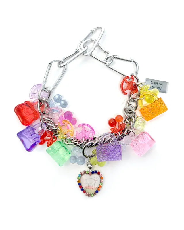 Shopaholic Carabiner Necklace made by Chopova Lowena