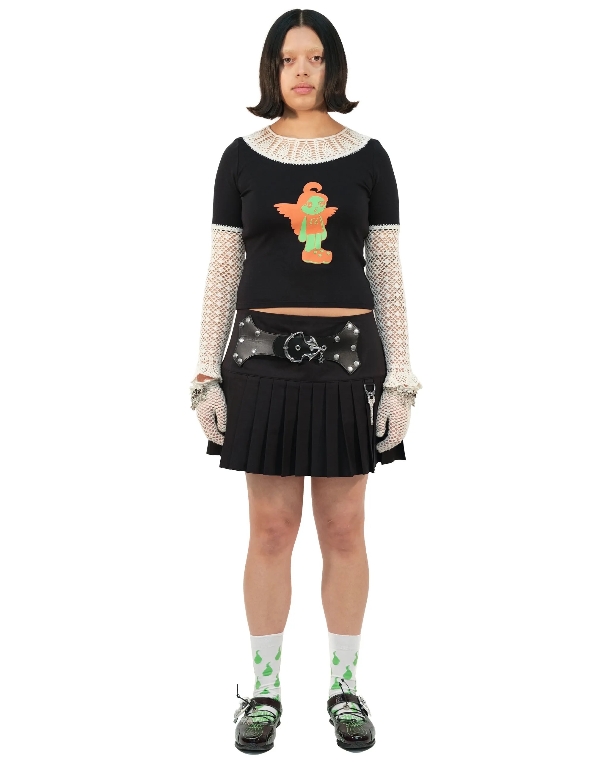 CL Angel Crochet T-Shirt sold by Chopova Lowena