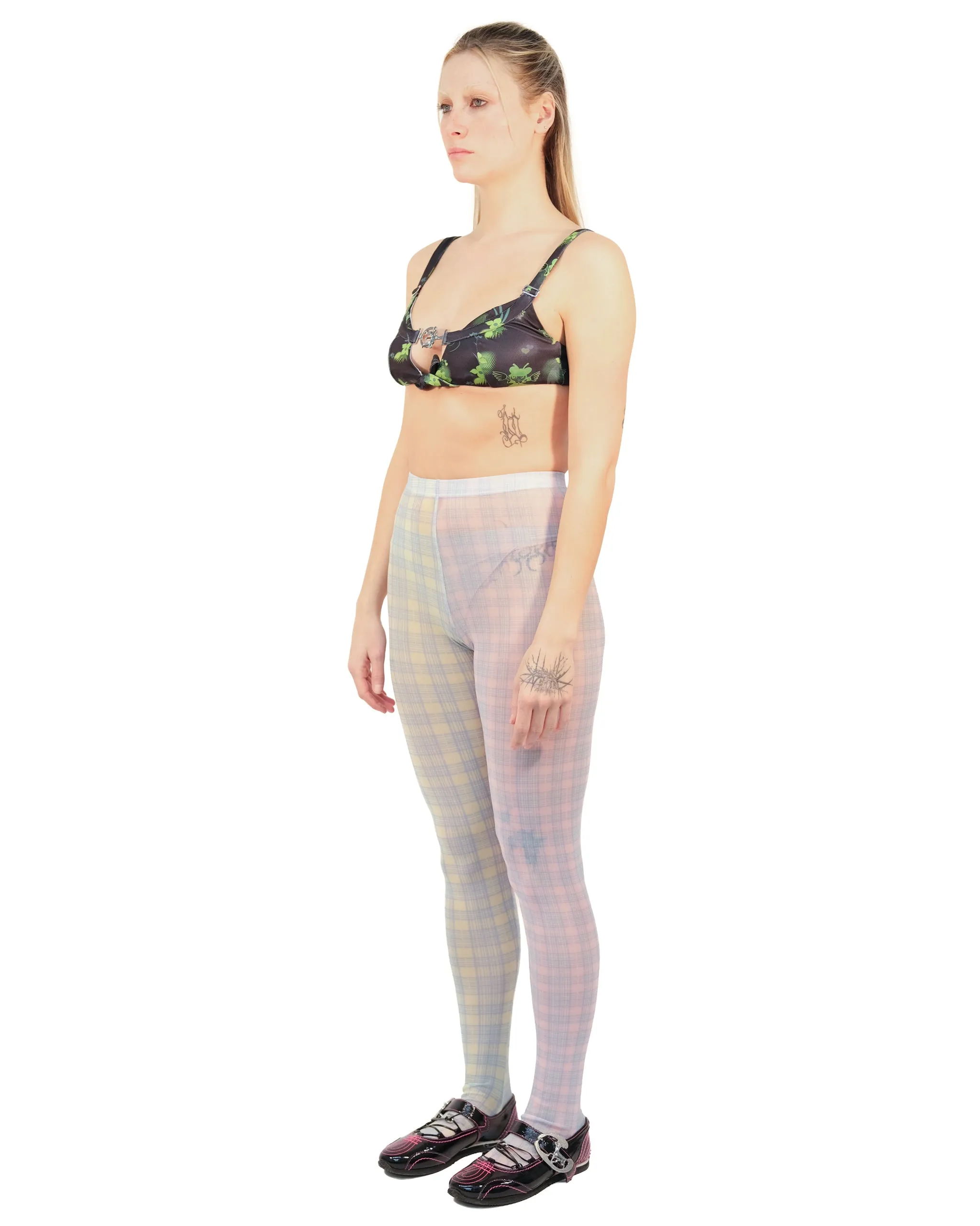 Plaid Mesh Leggings sold by Chopova Lowena product image thumbnail 2