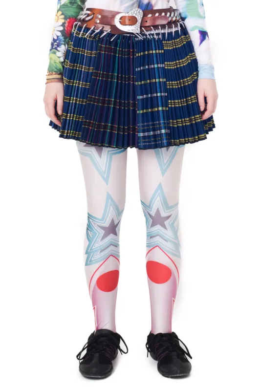 Chain Belt Blue Mini Skirt sold by Chopova Lowena