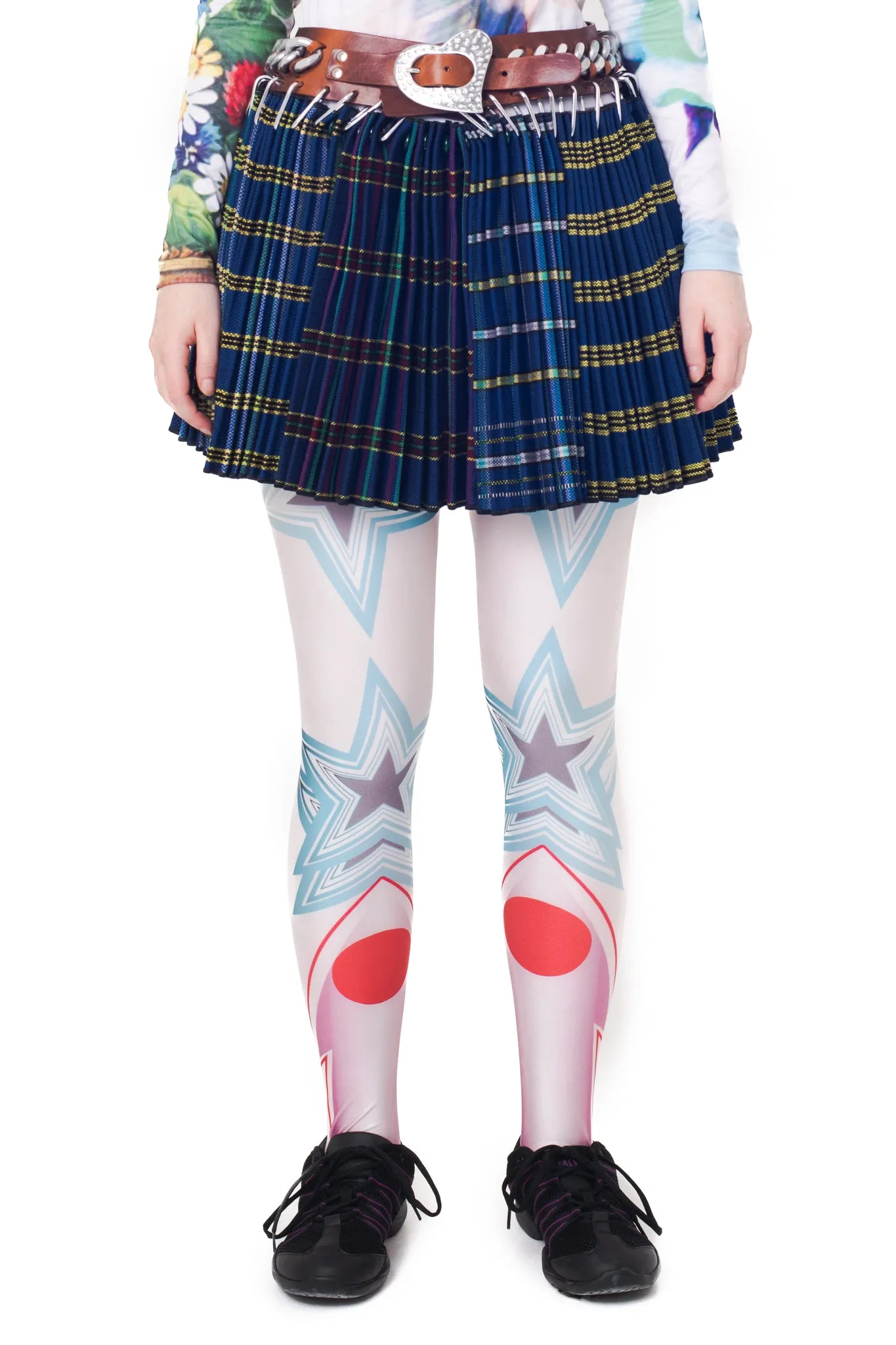 Chain Belt Blue Mini Skirt sold by Chopova Lowena