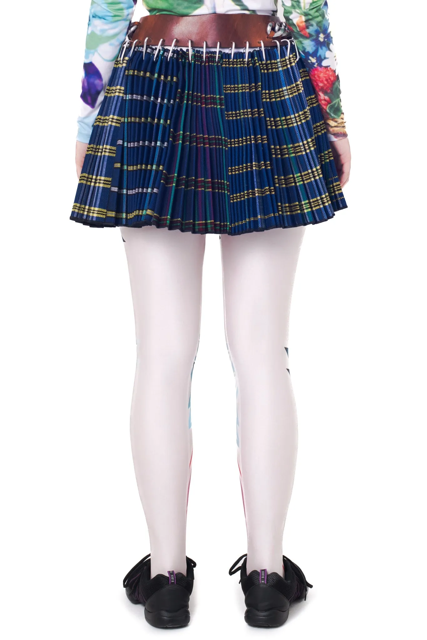 Chain Belt Blue Mini Skirt sold by Chopova Lowena product image thumbnail 4