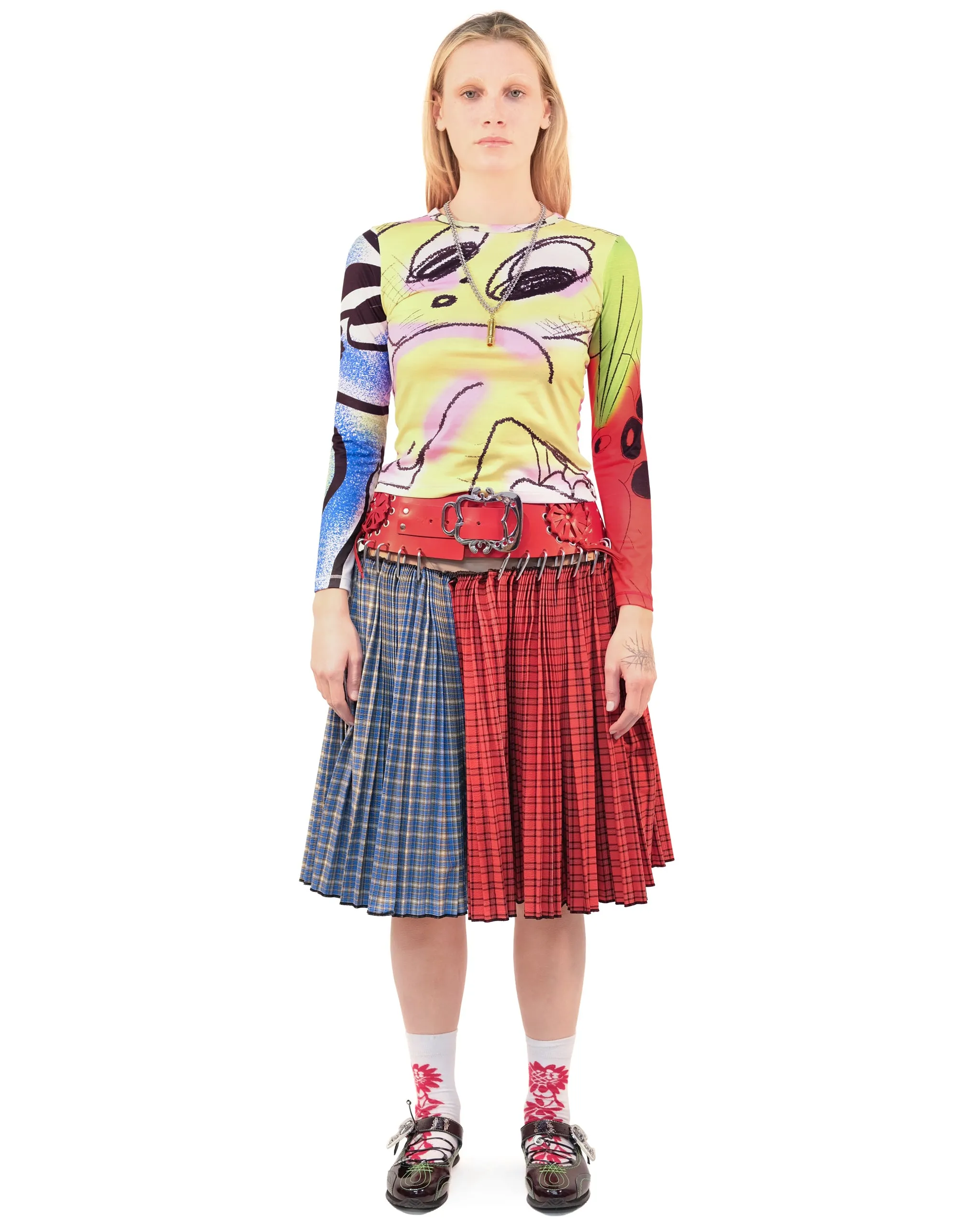 Ethel Knee Carabiner Skirt sold by Chopova Lowena