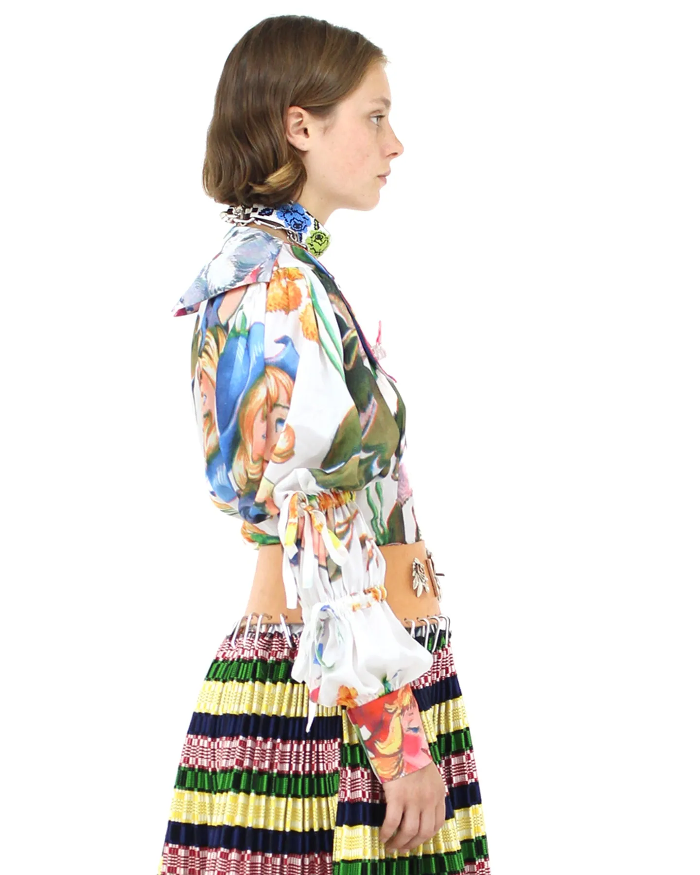 Bird and Girl Silky Shirt sold by Chopova Lowena product image thumbnail 2