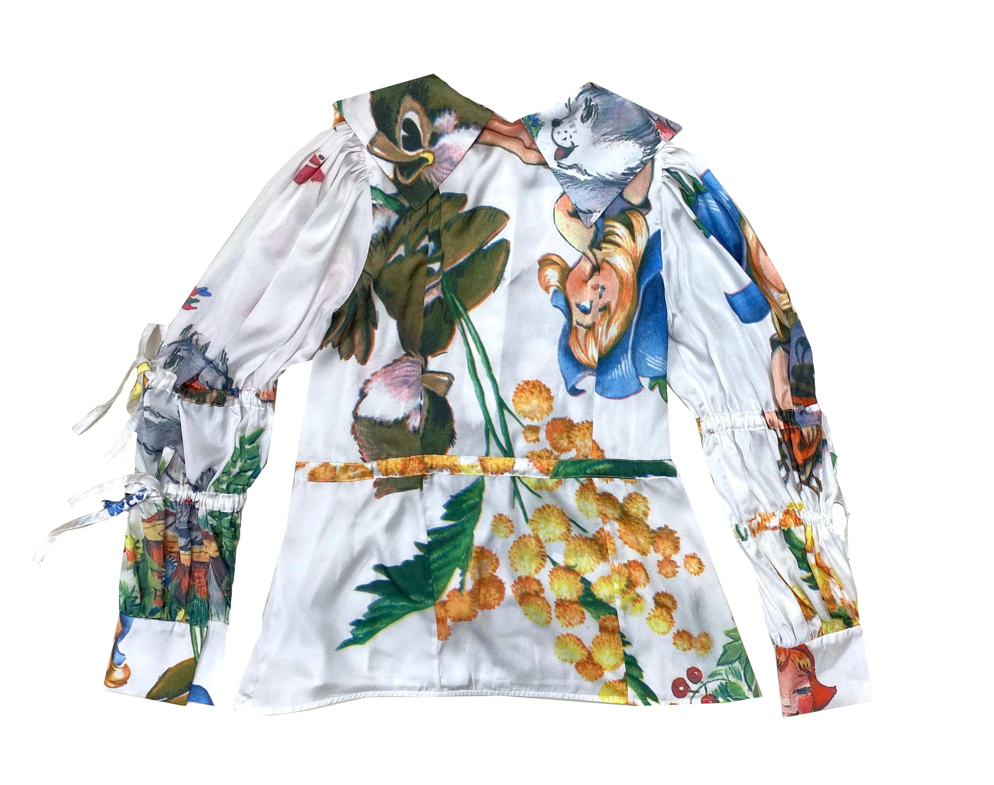 Bird and Girl Silky Shirt sold by Chopova Lowena product image thumbnail 4