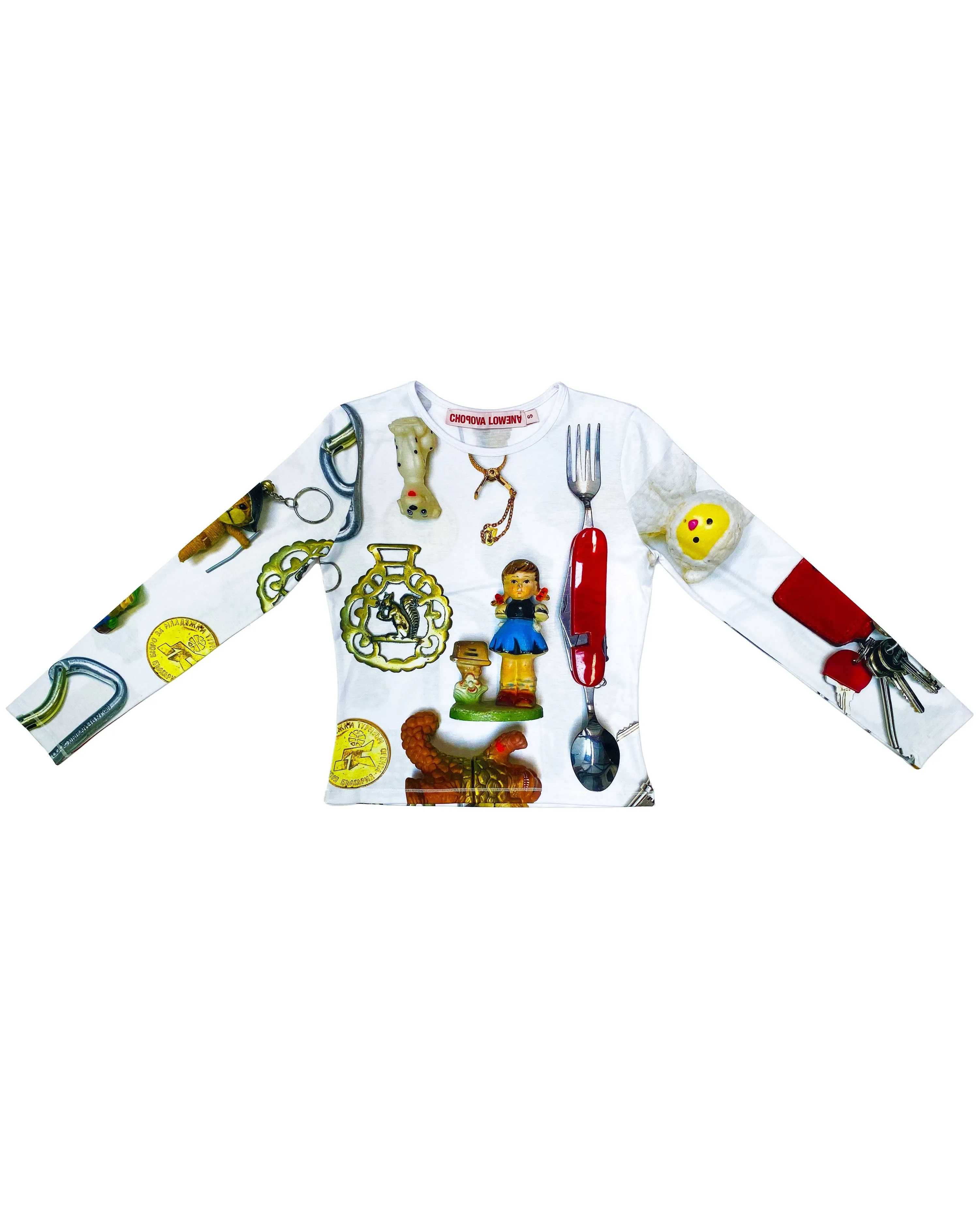 Bits and Bobs Fitted Jersey Top sold by Chopova Lowena