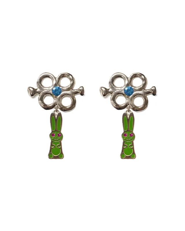 Bunny Drop Pendant Earrings made by Chopova Lowena