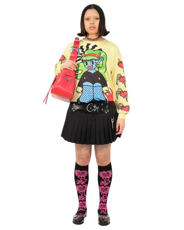 Lady in Love Oversized Jersey Top sold by Chopova Lowena