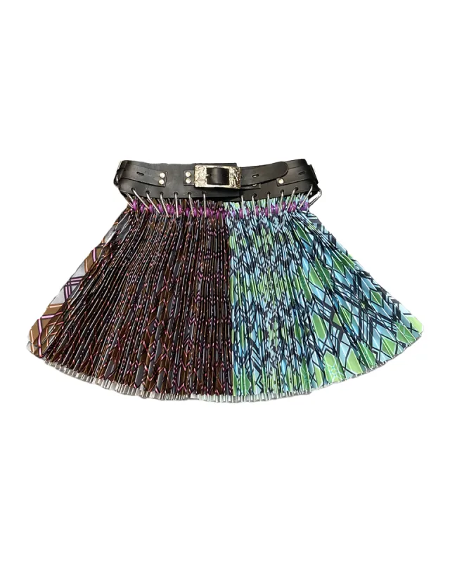 Split Plaid Argyle Exclusive Mini Skirt sold by Chopova Lowena