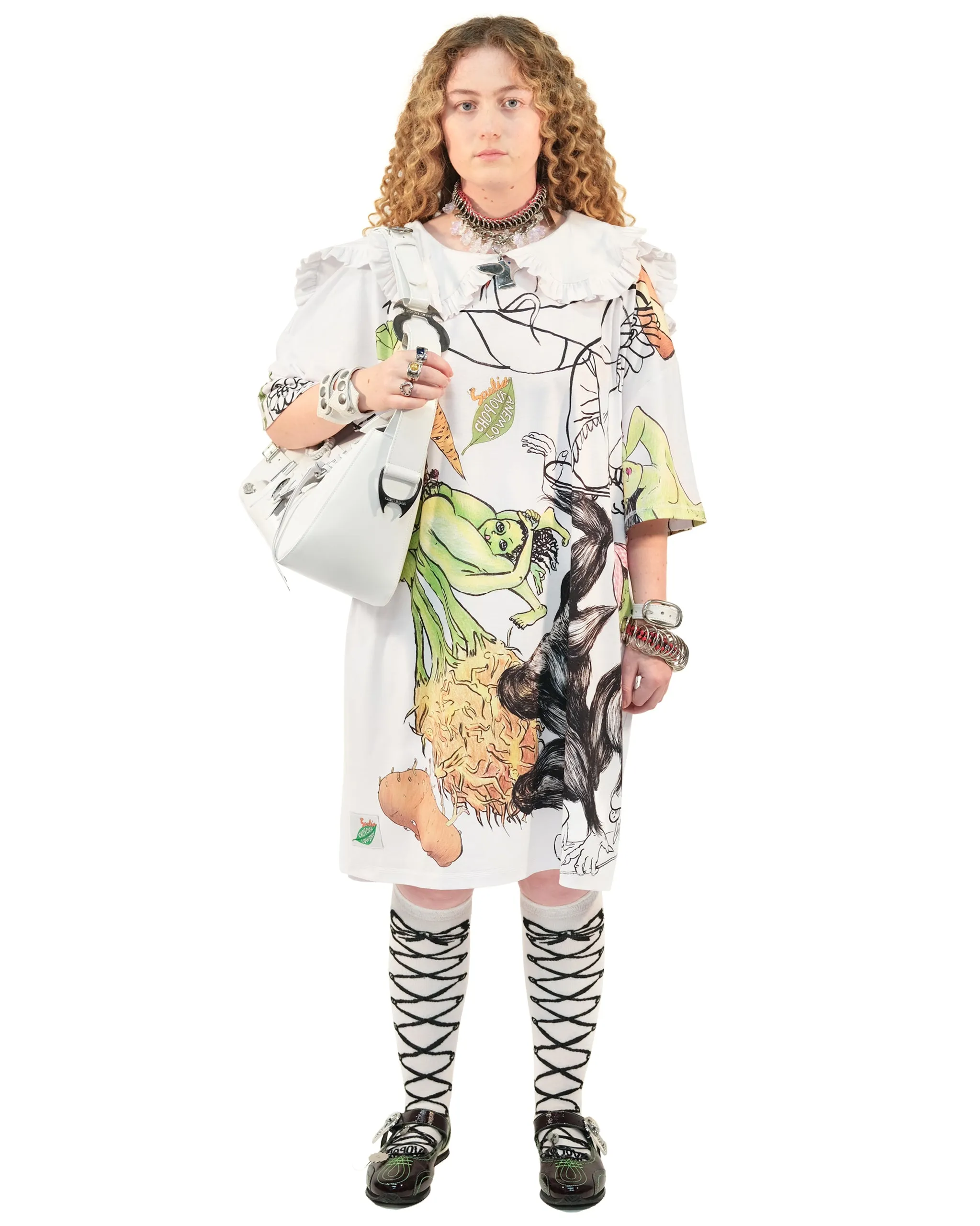 Layback T-Shirt Dress sold by Chopova Lowena product image thumbnail 3