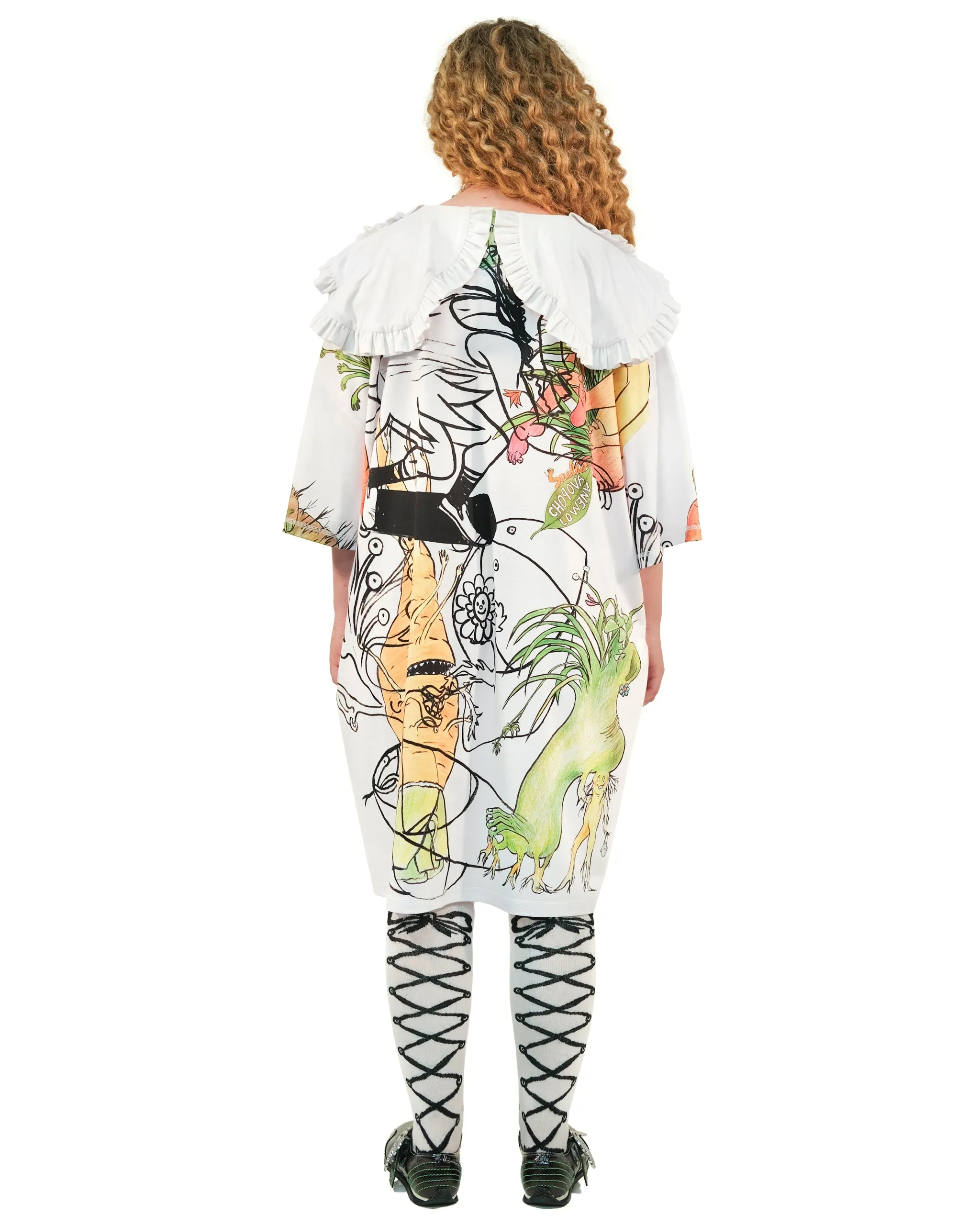 Layback T-Shirt Dress sold by Chopova Lowena product image thumbnail 5