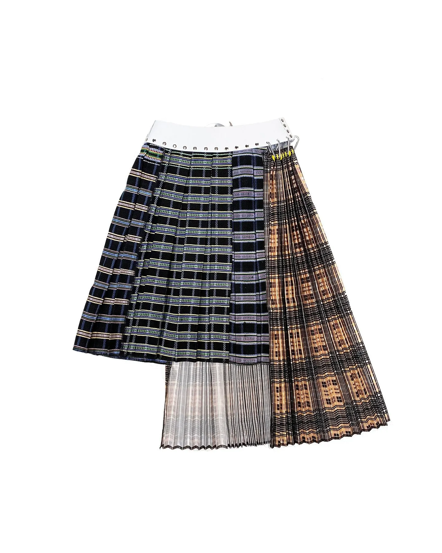 Beige and Blue Half and Half Skirt sold by Chopova Lowena product image thumbnail 2
