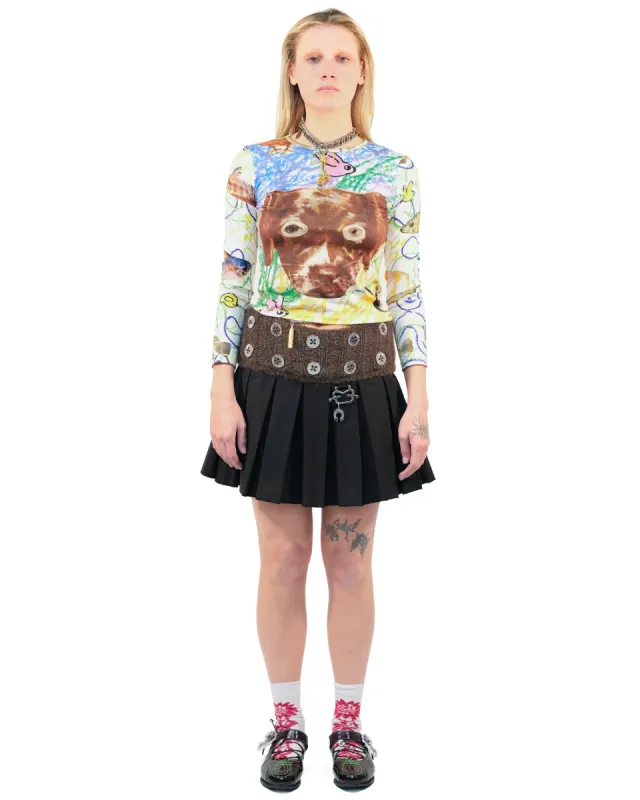 Brown Phyllis Skirt made by Chopova Lowena