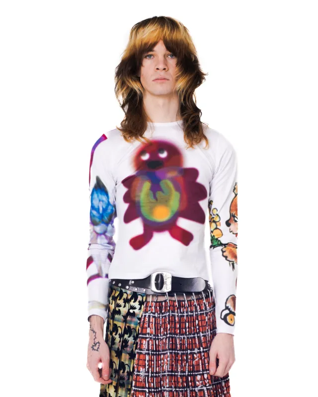 Maybe Turkey Fitted Jersey Top sold by Chopova Lowena