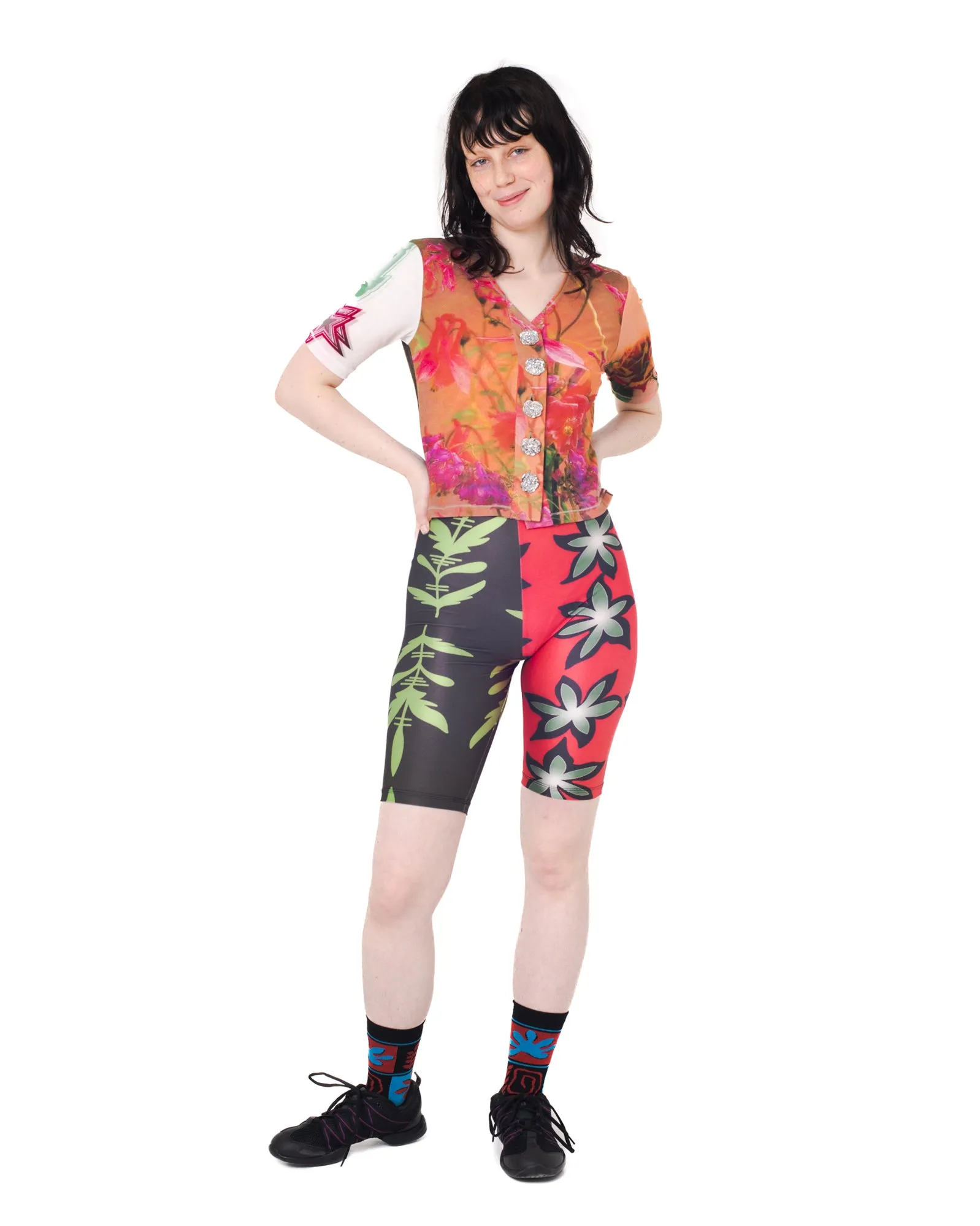 Floral Mesh Button Top sold by Chopova Lowena product image thumbnail 2