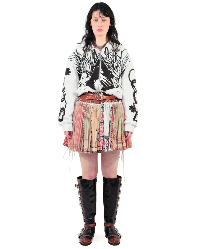 Kare Folkloric Mini Carabiner Skirt sold by Chopova Lowena