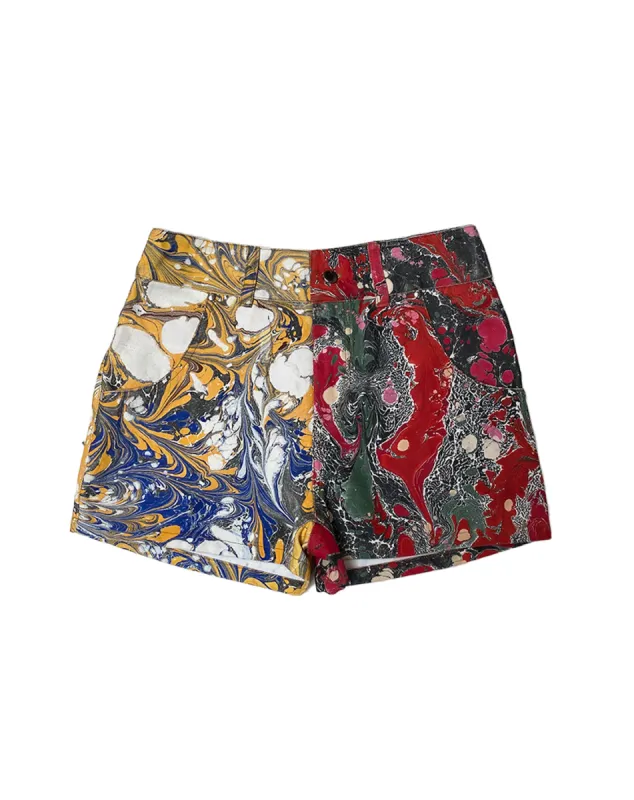 Exclusive Benny Marbled Shorts made by Chopova Lowena