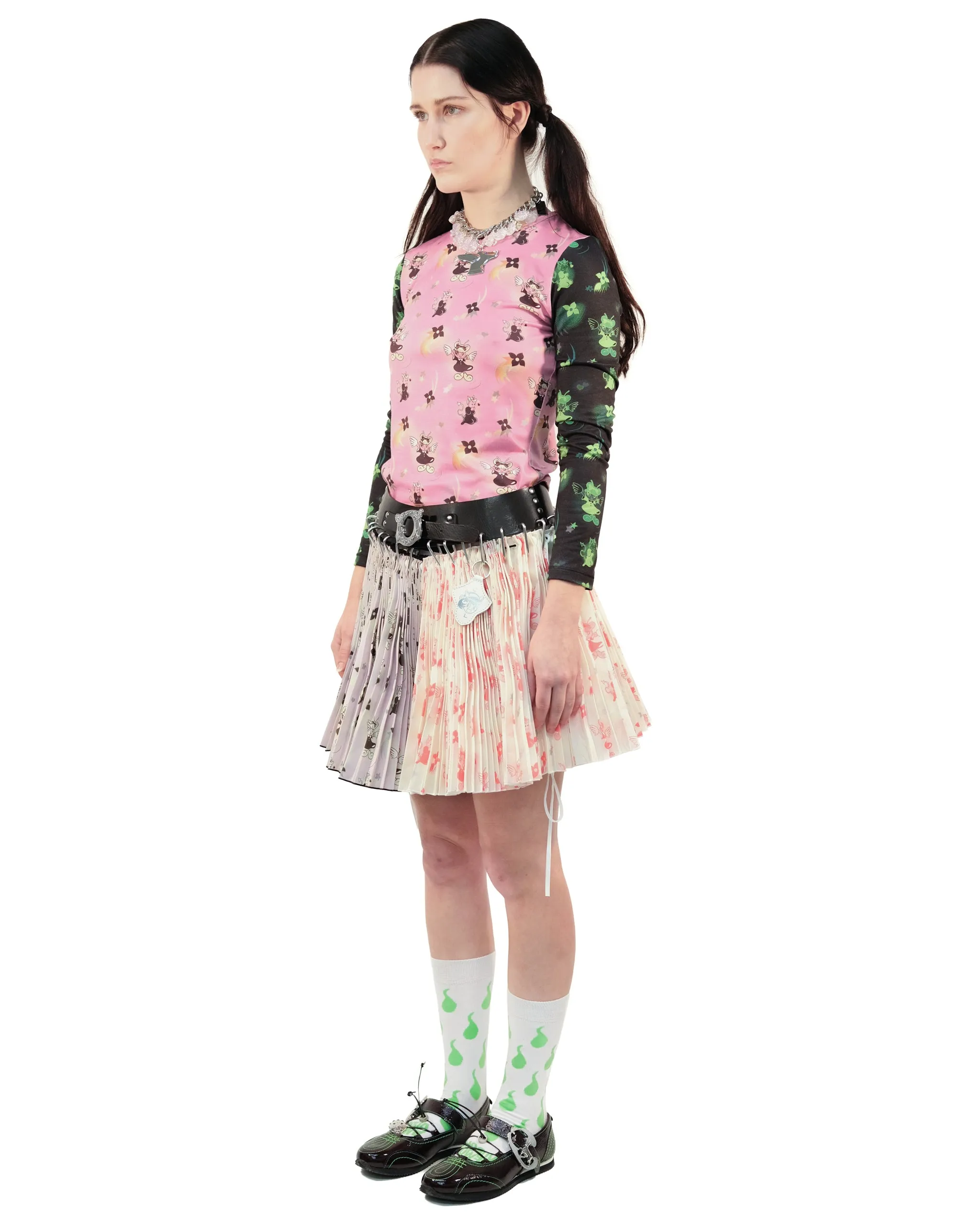 Neon Swoosh Fitted Jersey Top sold by Chopova Lowena product image thumbnail 2