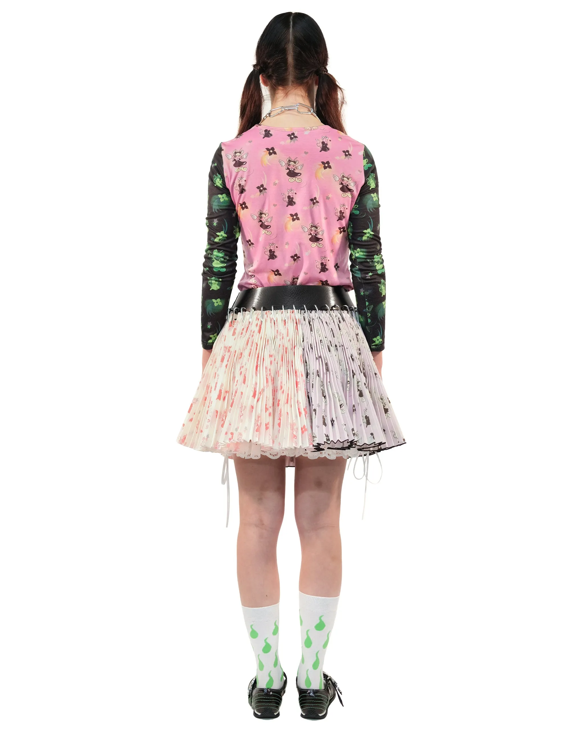 Neon Swoosh Fitted Jersey Top sold by Chopova Lowena product image thumbnail 3