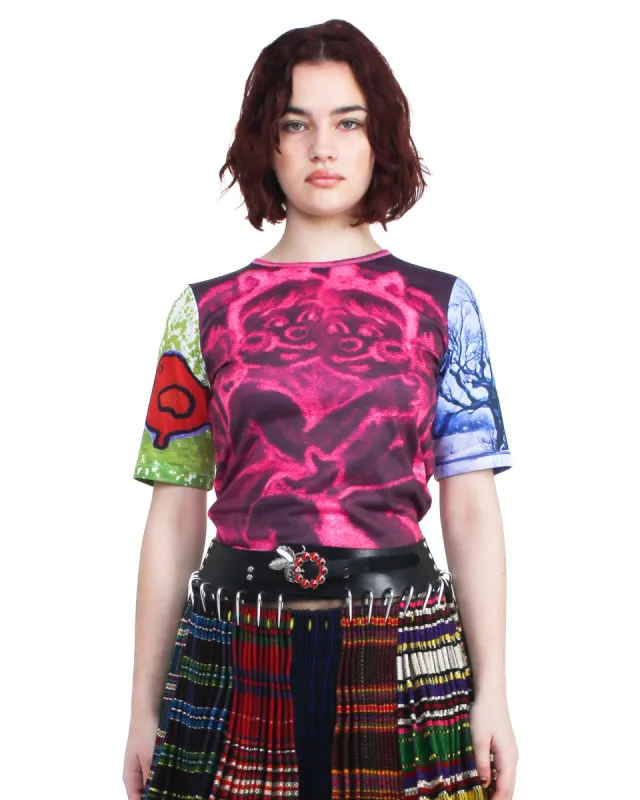 X-ray Devils Fitted Jersey Top sold by Chopova Lowena