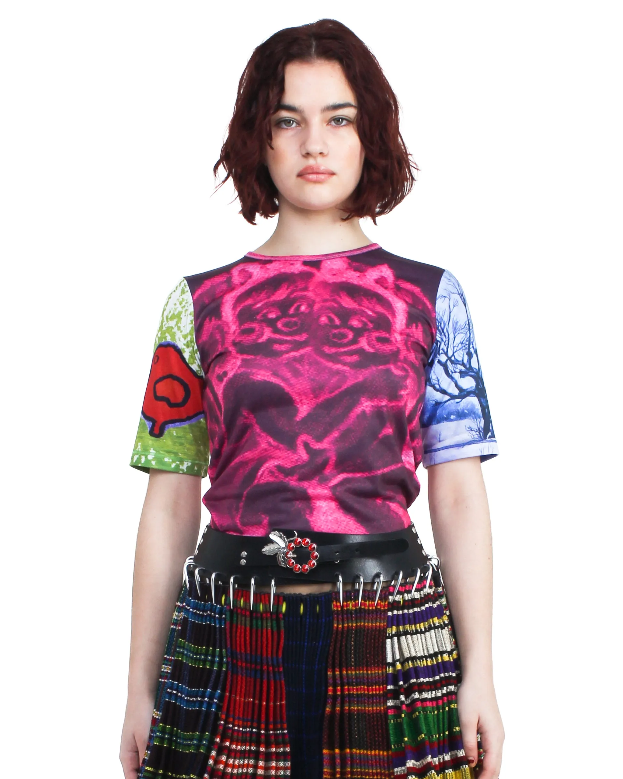 X-ray Devils Fitted Jersey Top sold by Chopova Lowena