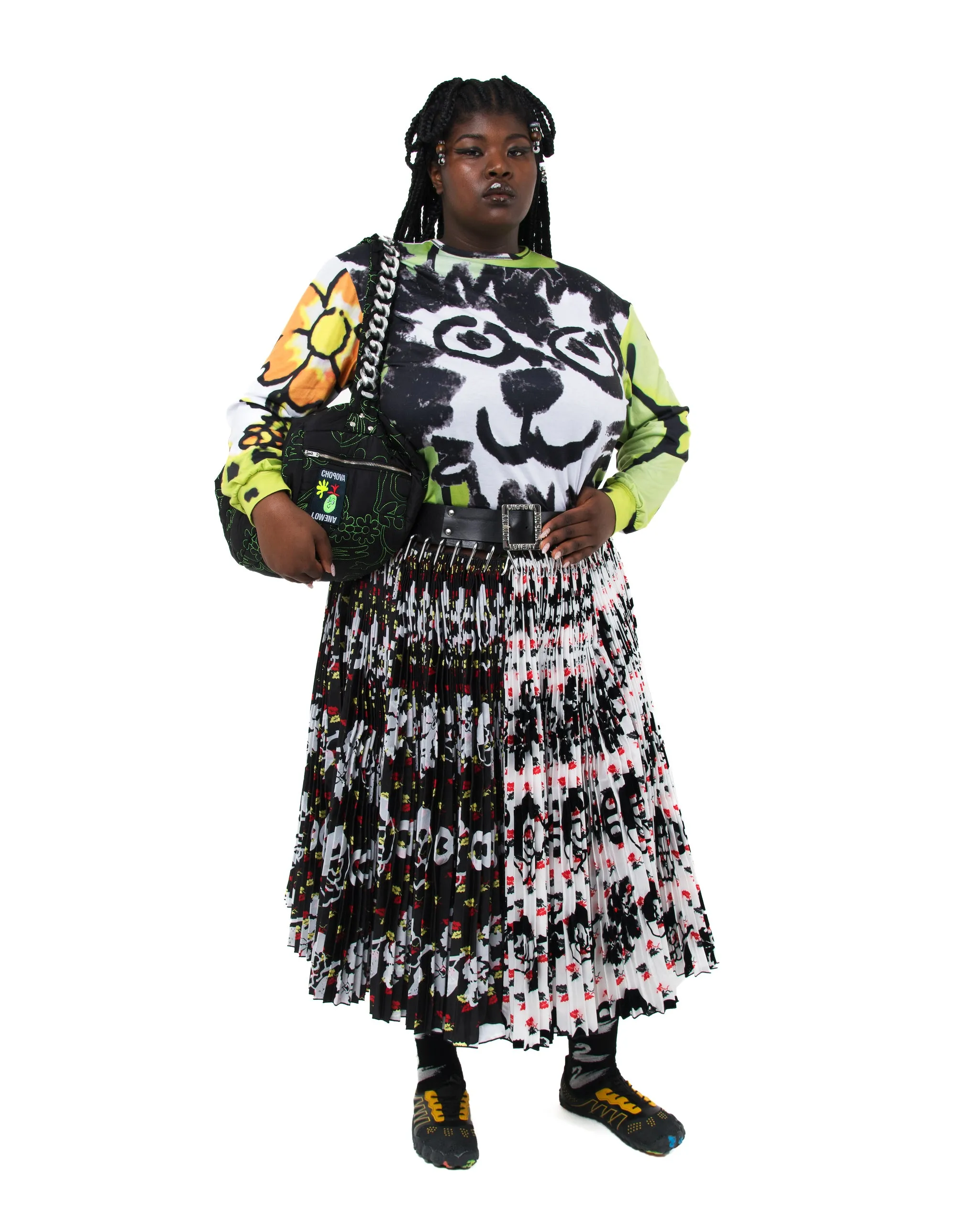 Adjustable Carabiner Midi Skirt sold by Chopova Lowena product image thumbnail 2