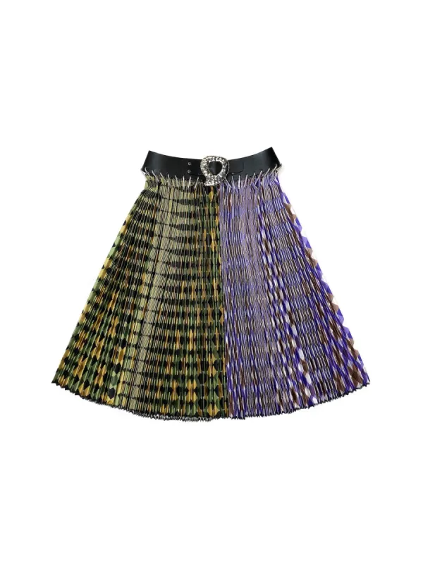 Split Argyle Midi Skirt sold by Chopova Lowena