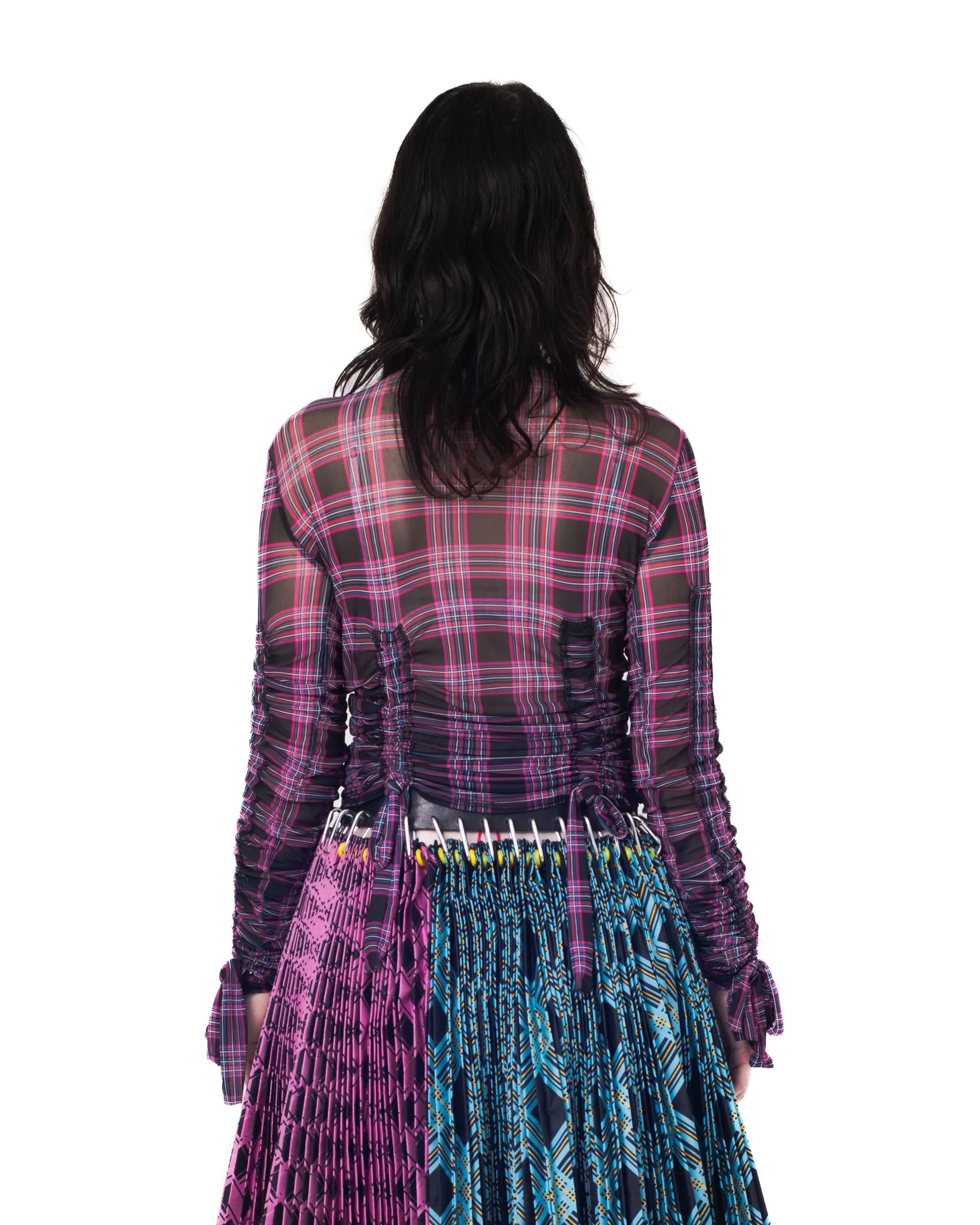 Ruched Mesh Top sold by Chopova Lowena product image thumbnail 3