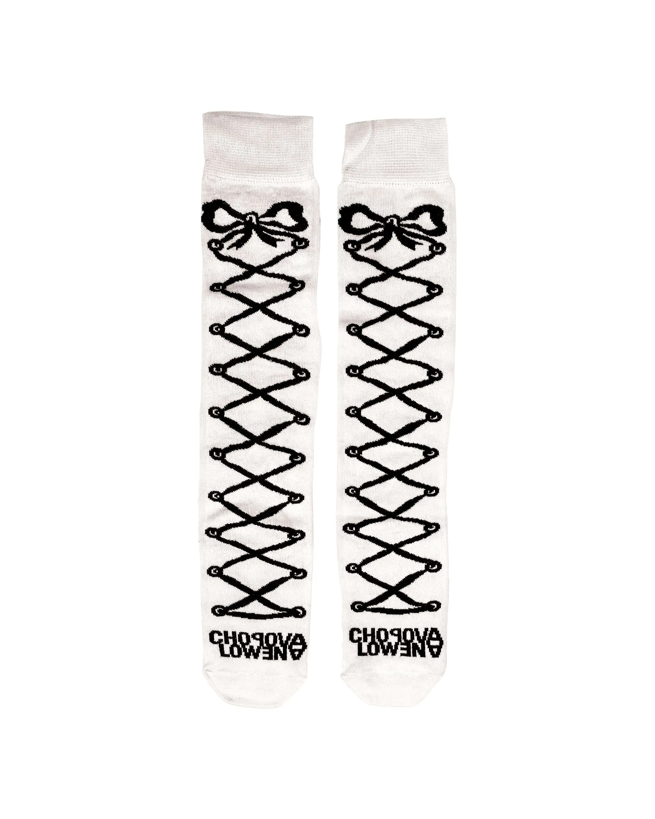 Lace Up Long Socks sold by Chopova Lowena