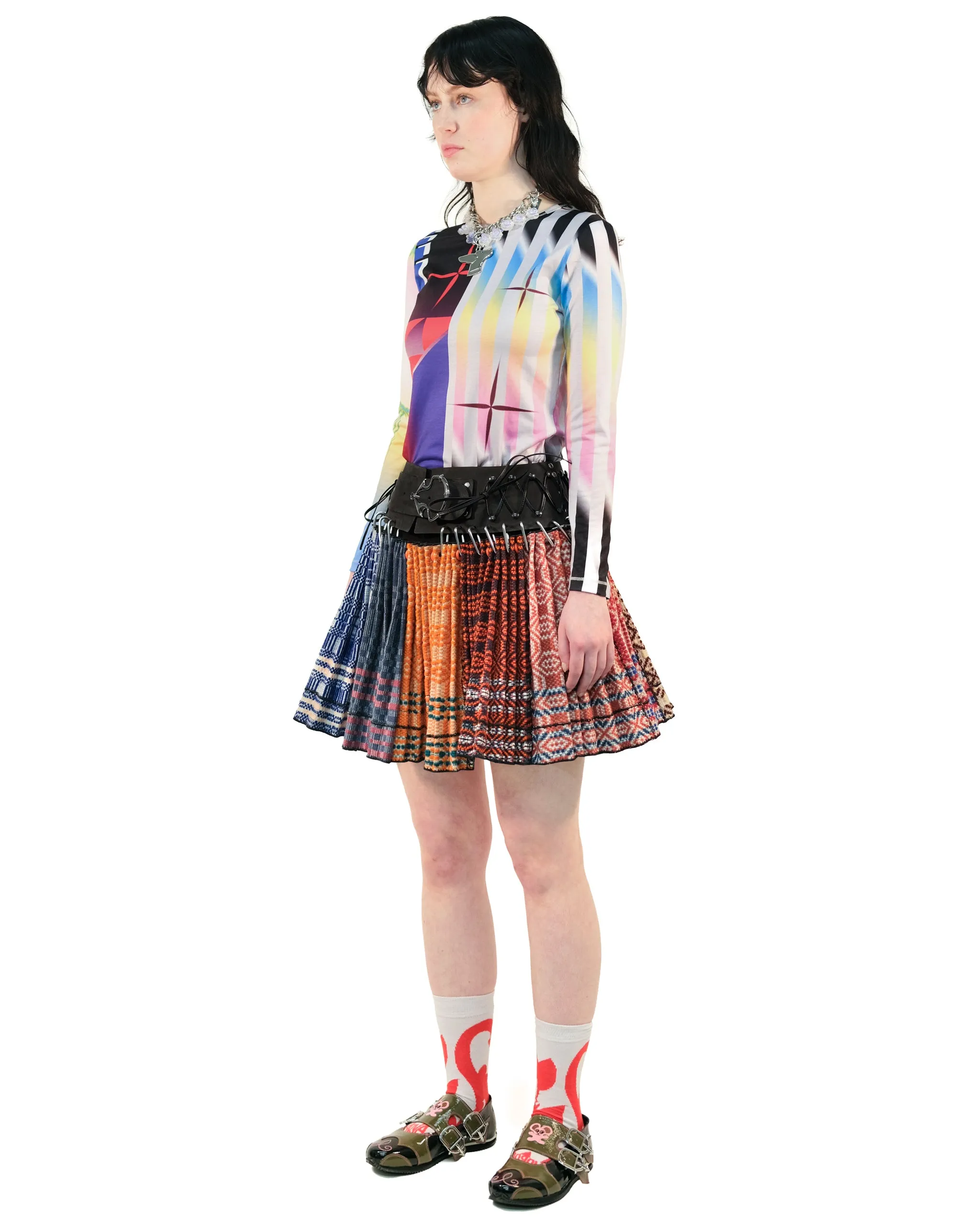 Garland Folkloric Mini Carabiner Skirt sold by Chopova Lowena product image thumbnail 3