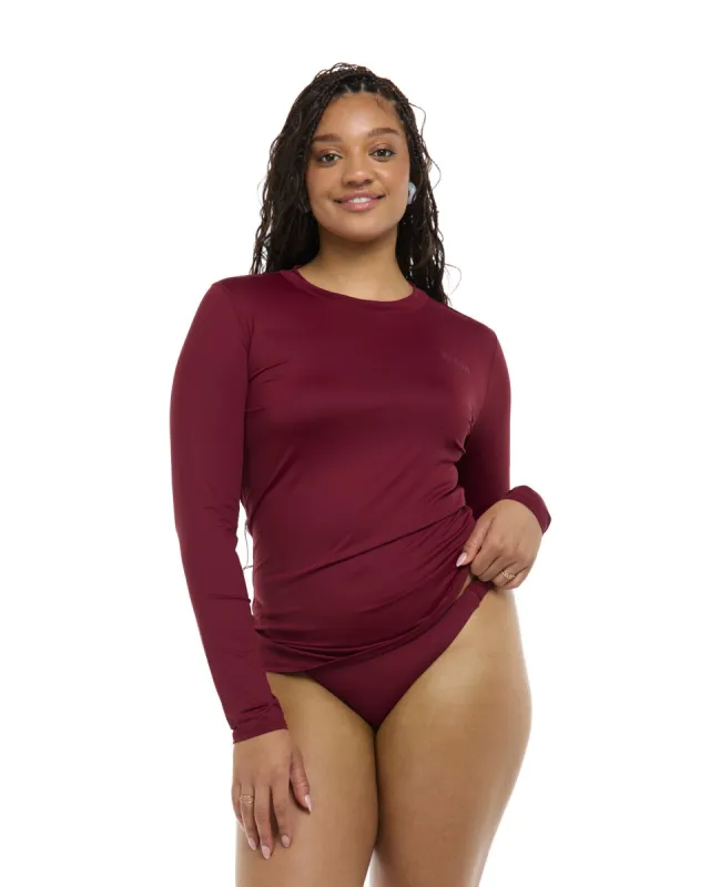 Sun Seeker Rashguard - MULBERRY sold by Eidon