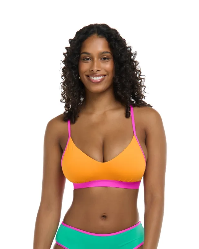 Madison D, DD, E & F Cup Top - BLISS (Mango) sold by Eidon