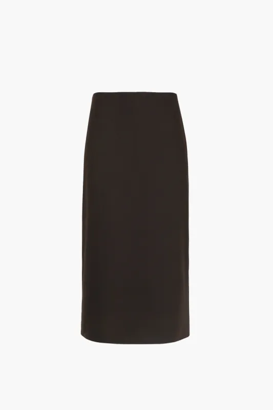 TOES SKIRT IN BROWN made by Sandy Liang