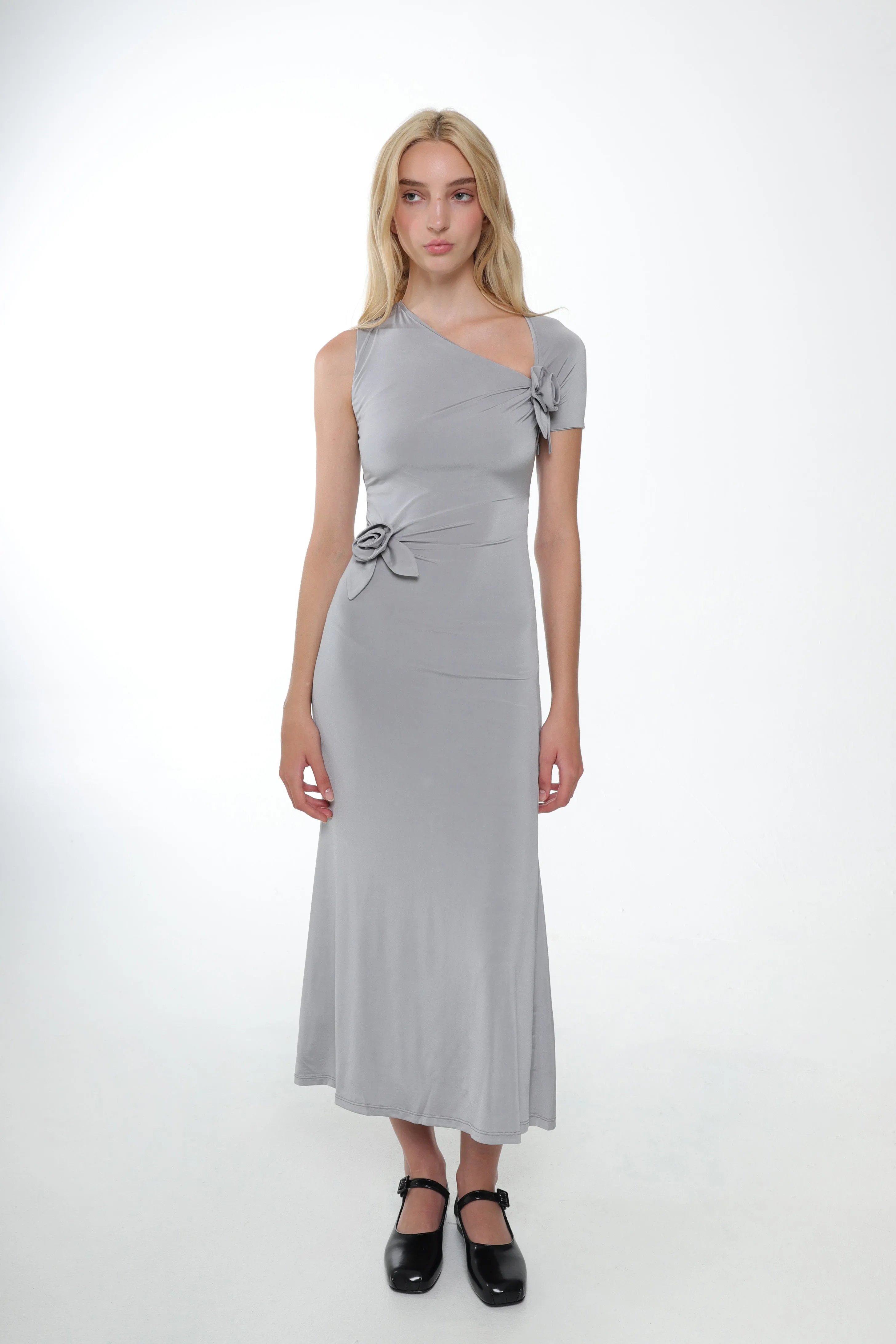 FILLE DRESS IN GREY sold by Sandy Liang product image thumbnail 2