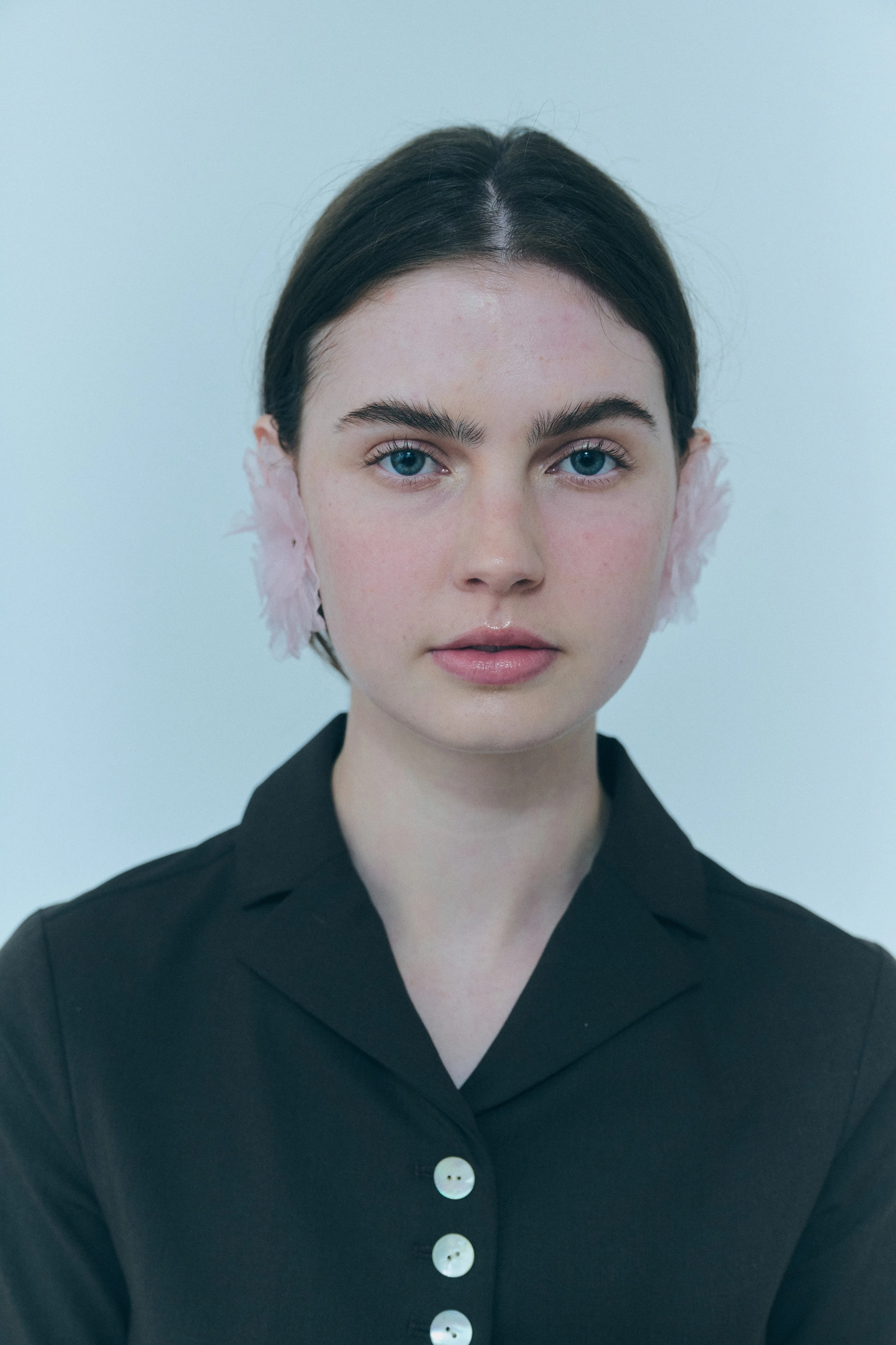 MUFF EARRINGS IN ICY PINK sold by Sandy Liang product image thumbnail 2