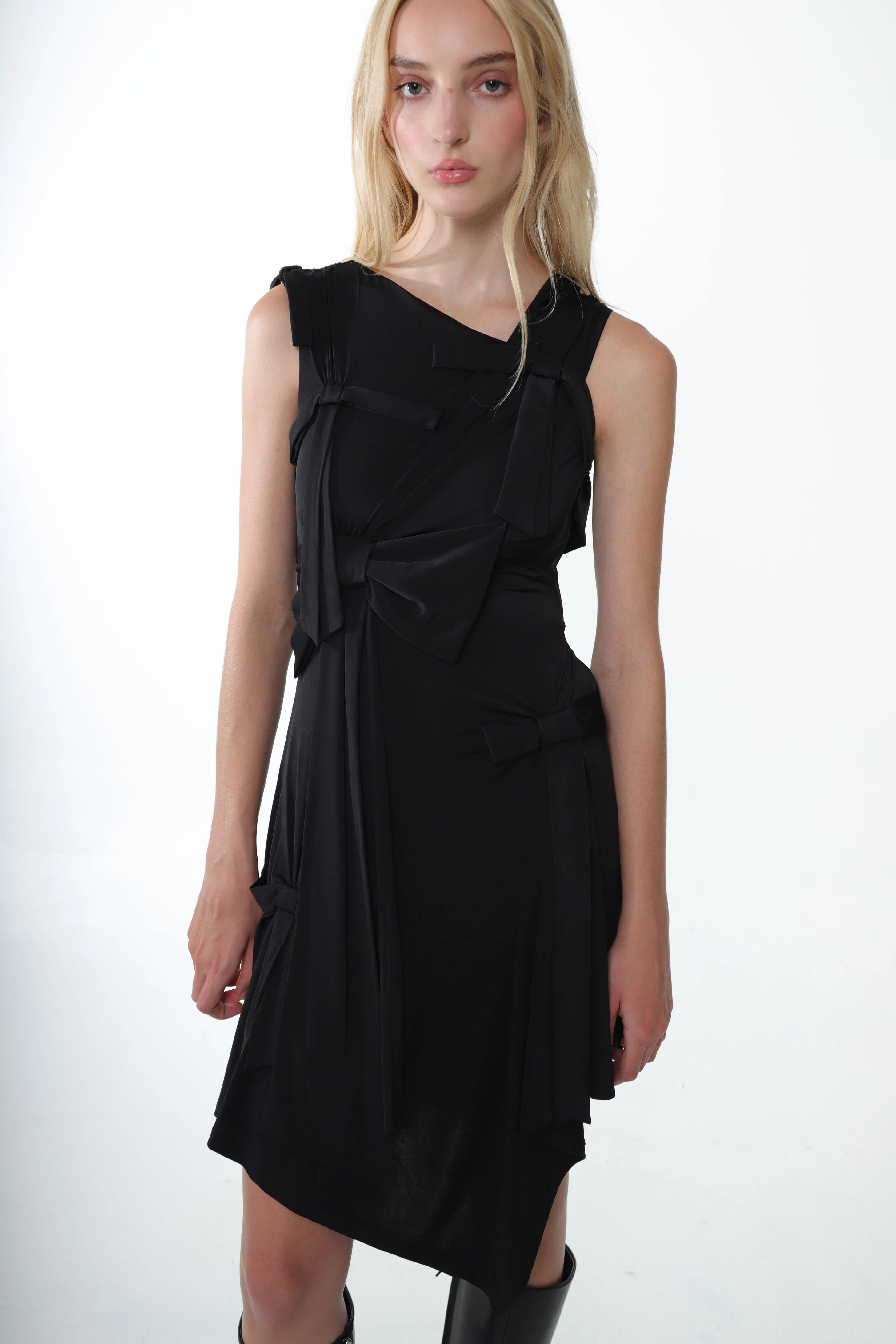 NABE DRESS IN BLACK sold by Sandy Liang product image thumbnail 5