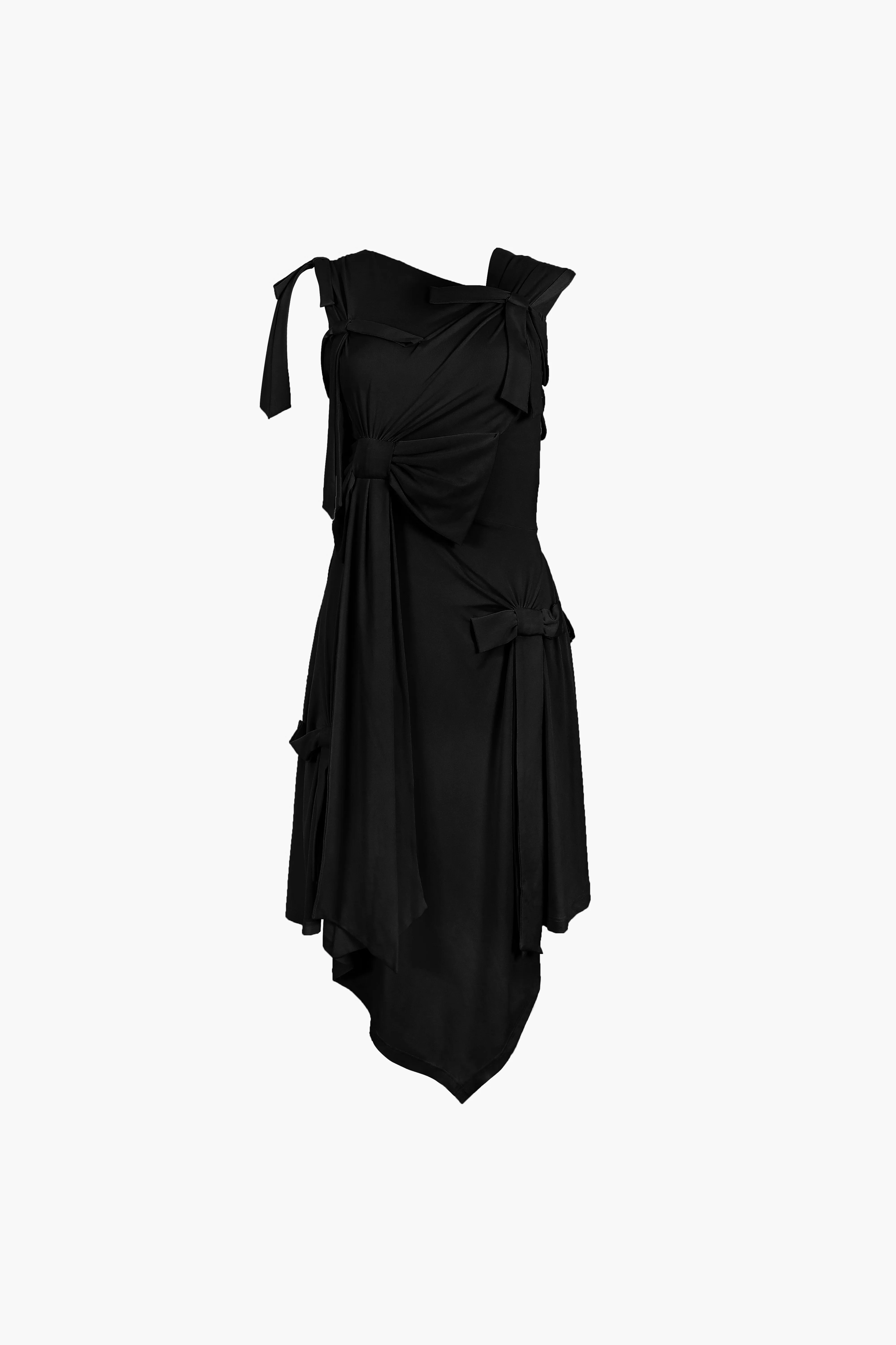 NABE DRESS IN BLACK sold by Sandy Liang