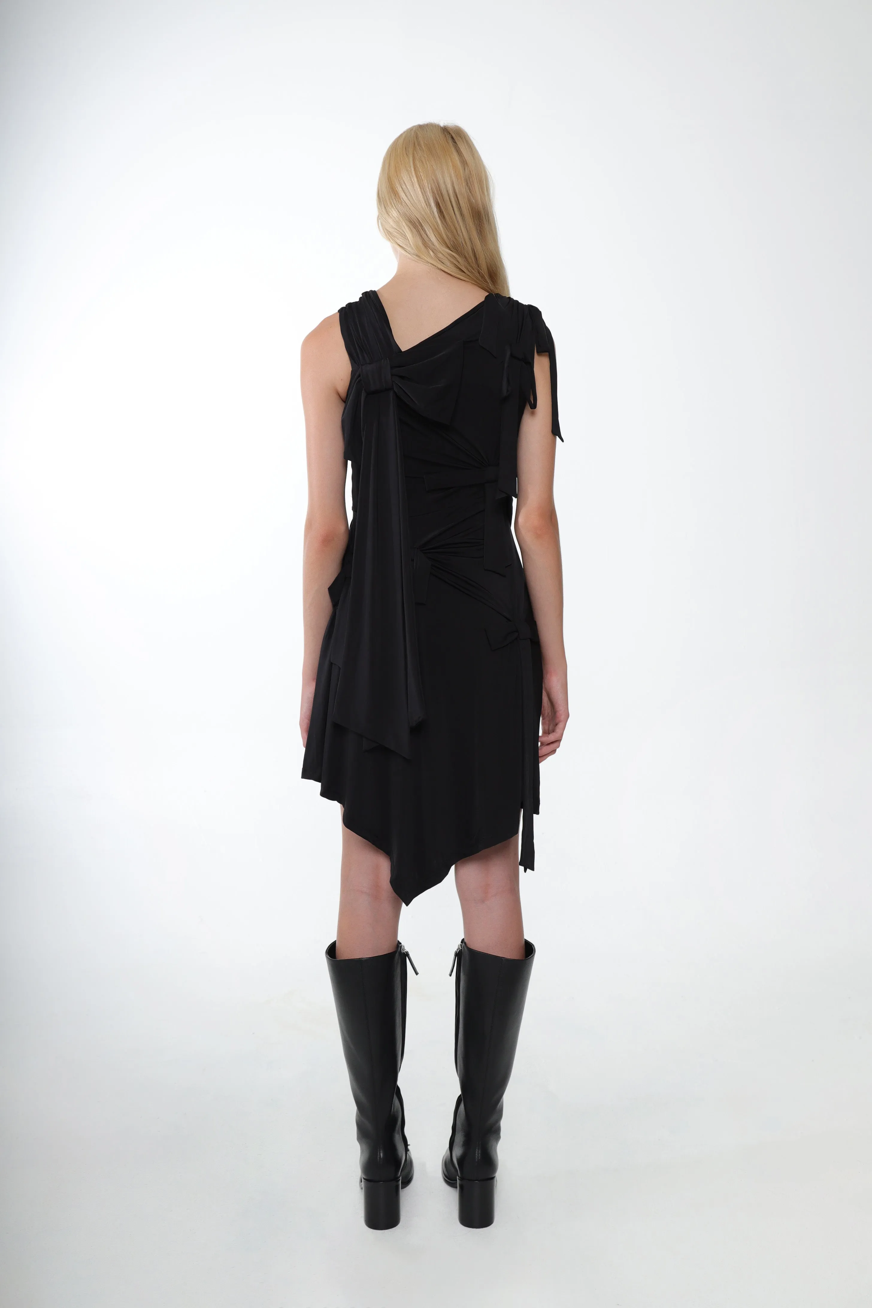 NABE DRESS IN BLACK sold by Sandy Liang product image thumbnail 4
