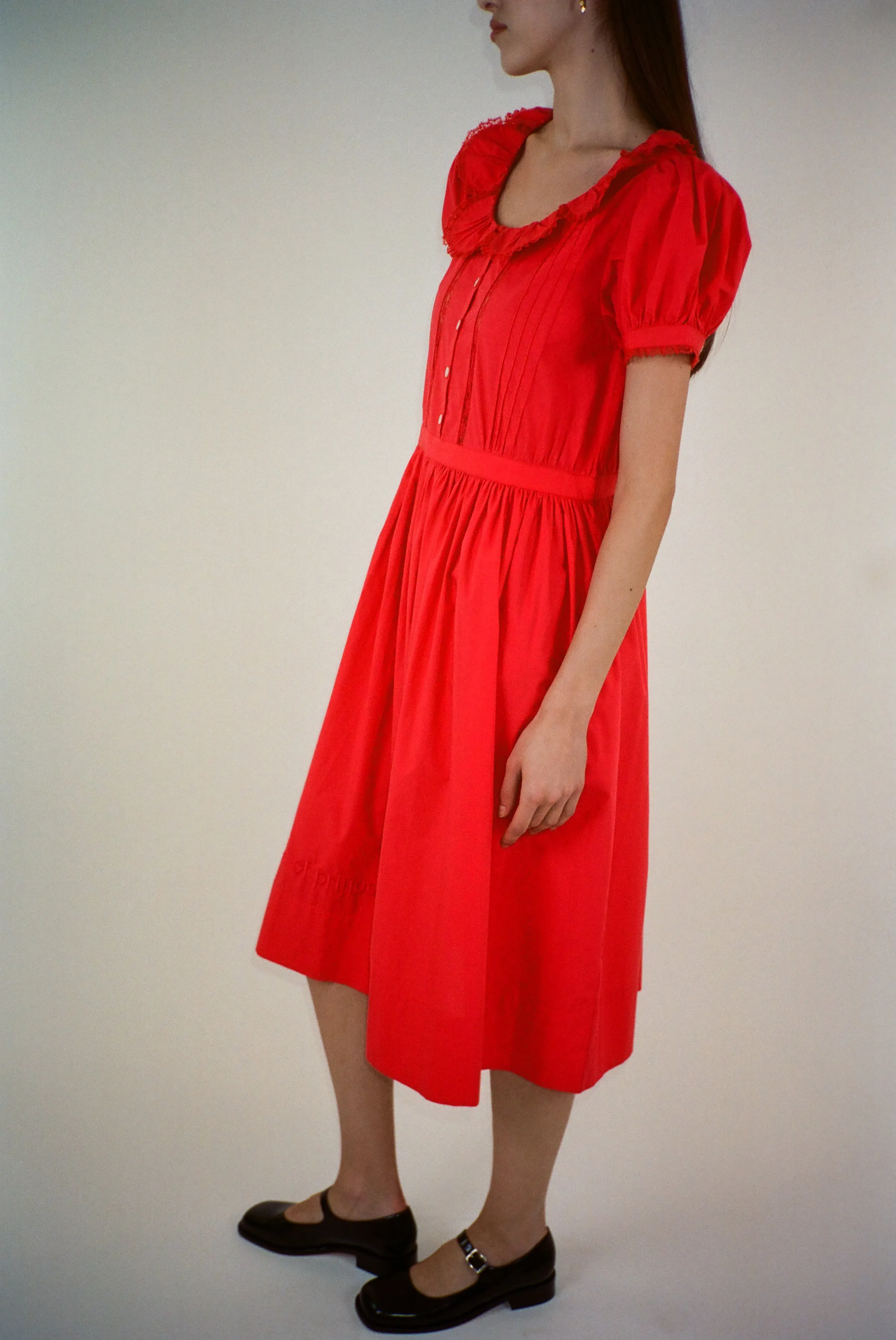 MIDDY DRESS IN RED sold by Sandy Liang product image thumbnail 2