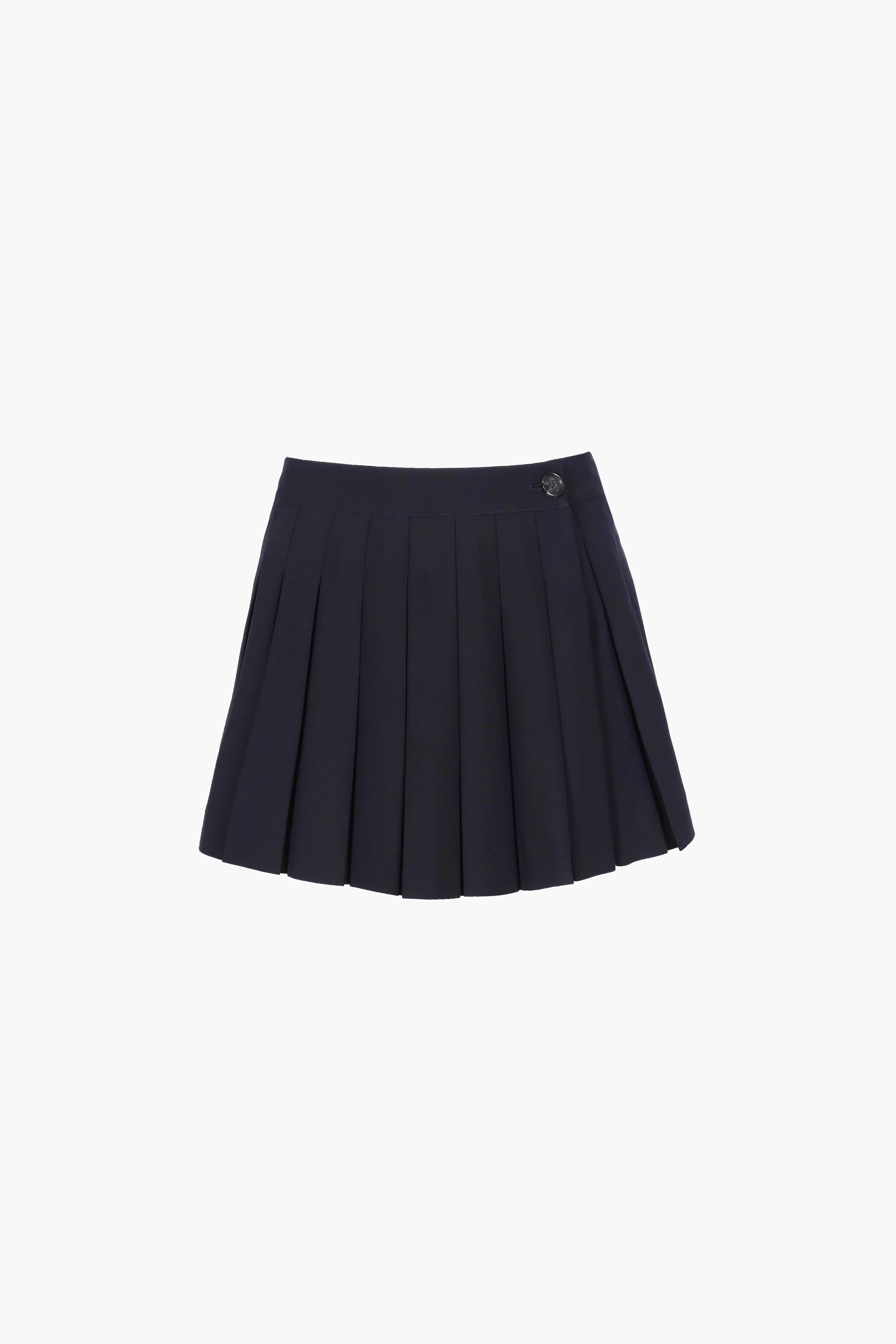 PARIS SKORT IN DARK NAVY sold by Sandy Liang