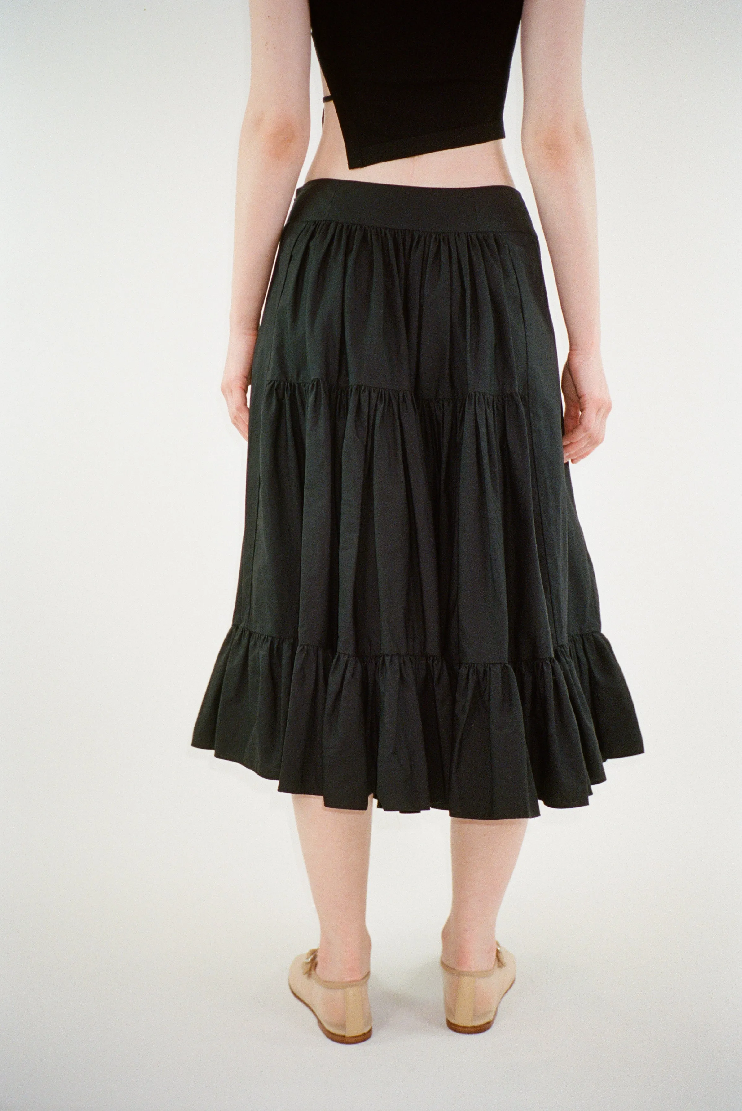 CHETTI SKIRT IN BLACK sold by Sandy Liang product image thumbnail 3