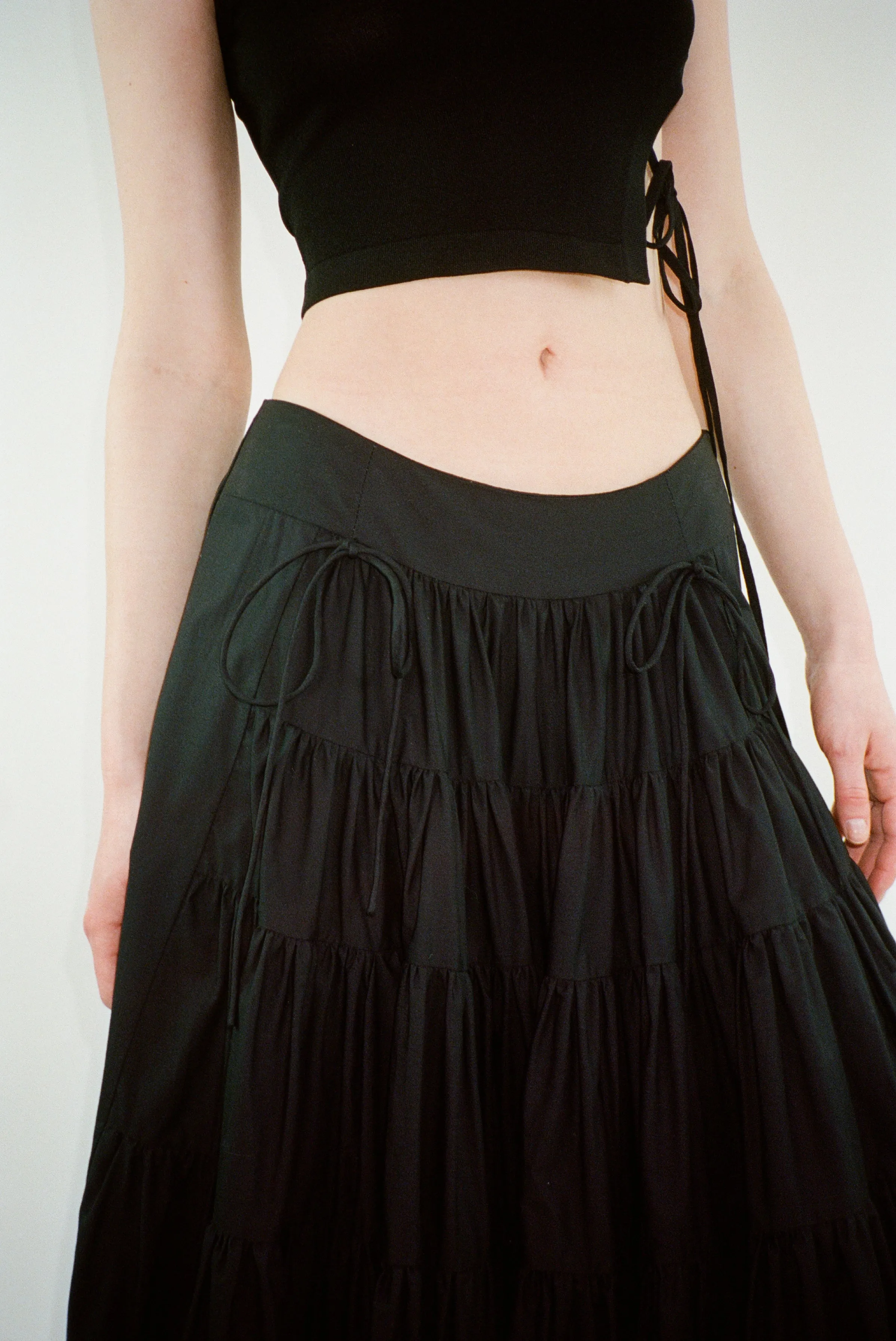 CHETTI SKIRT IN BLACK sold by Sandy Liang product image thumbnail 4
