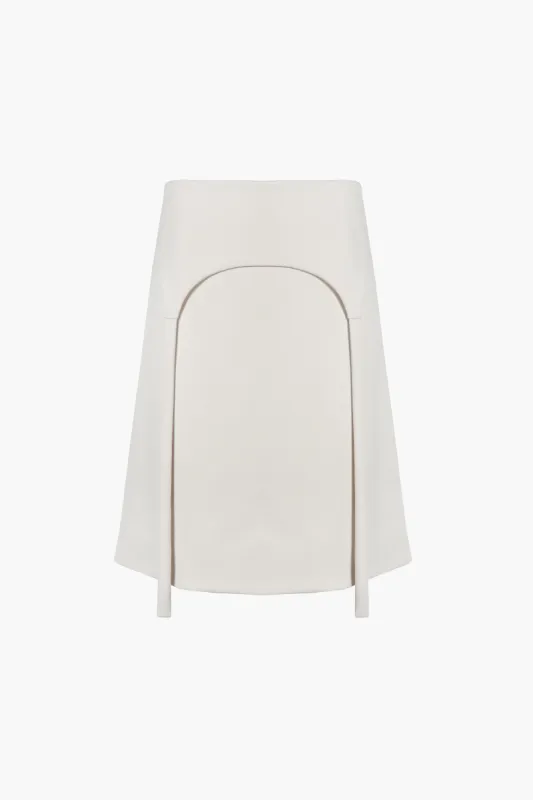 HALPER SKIRT IN BONE sold by Sandy Liang