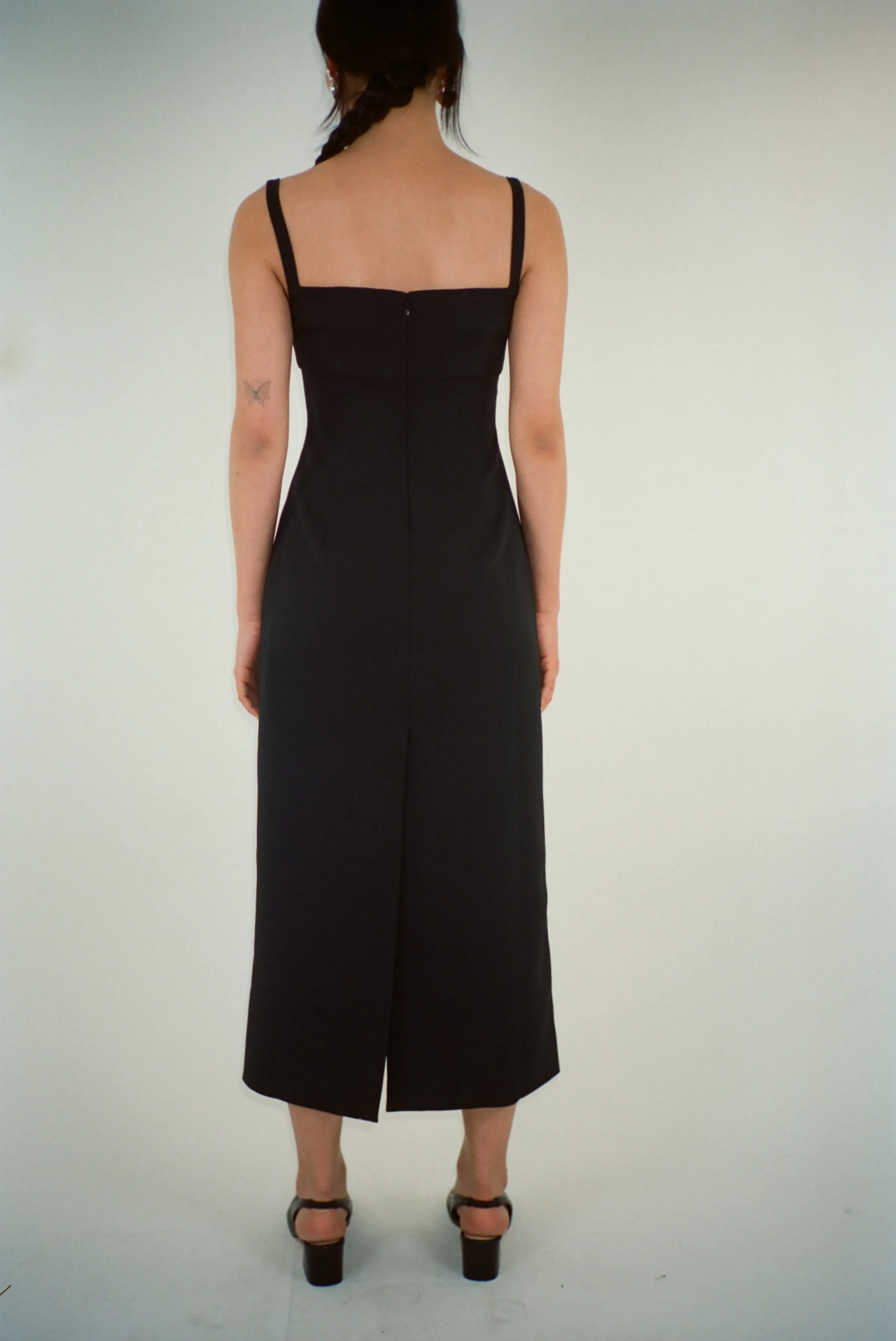 LEONIE DRESS IN BLACK sold by Sandy Liang product image thumbnail 3
